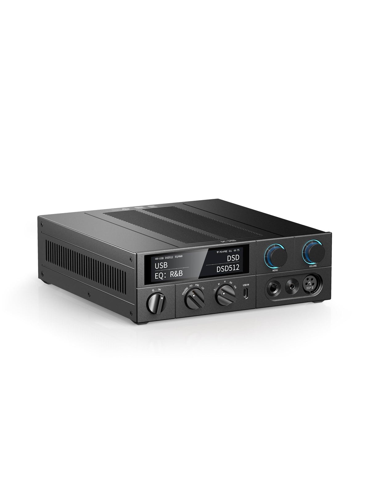 FiiO K15 - Stationary DAC - Fully Ballanced - Black, Forstaerker