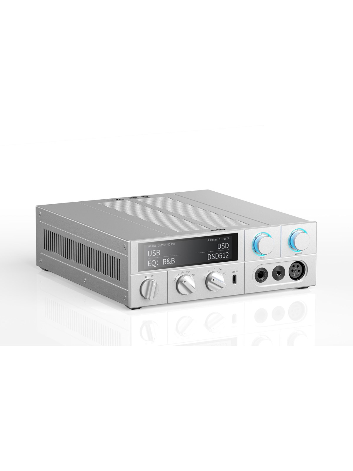 FiiO K15 - Stationary DAC - Fully Ballanced - Silver, Forstaerker