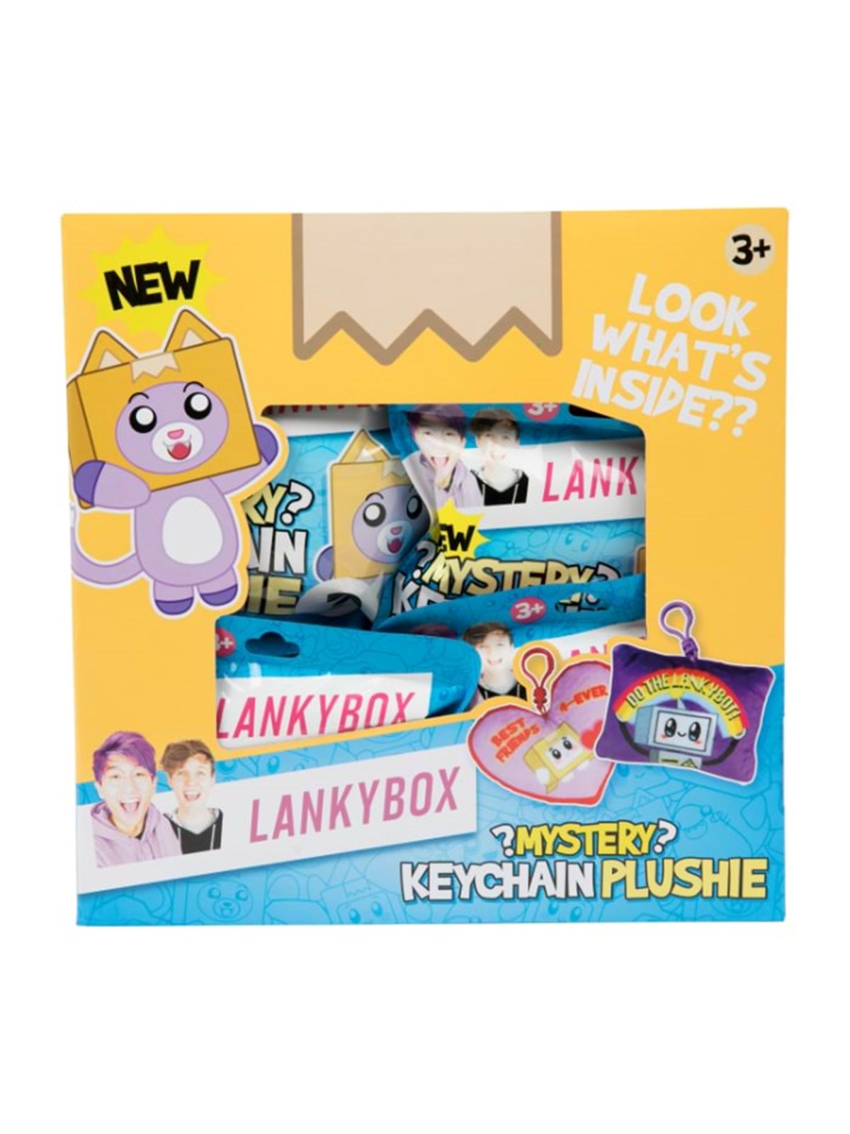 LankyBox MYSTERY CLIP ON PLUSH, Bamser