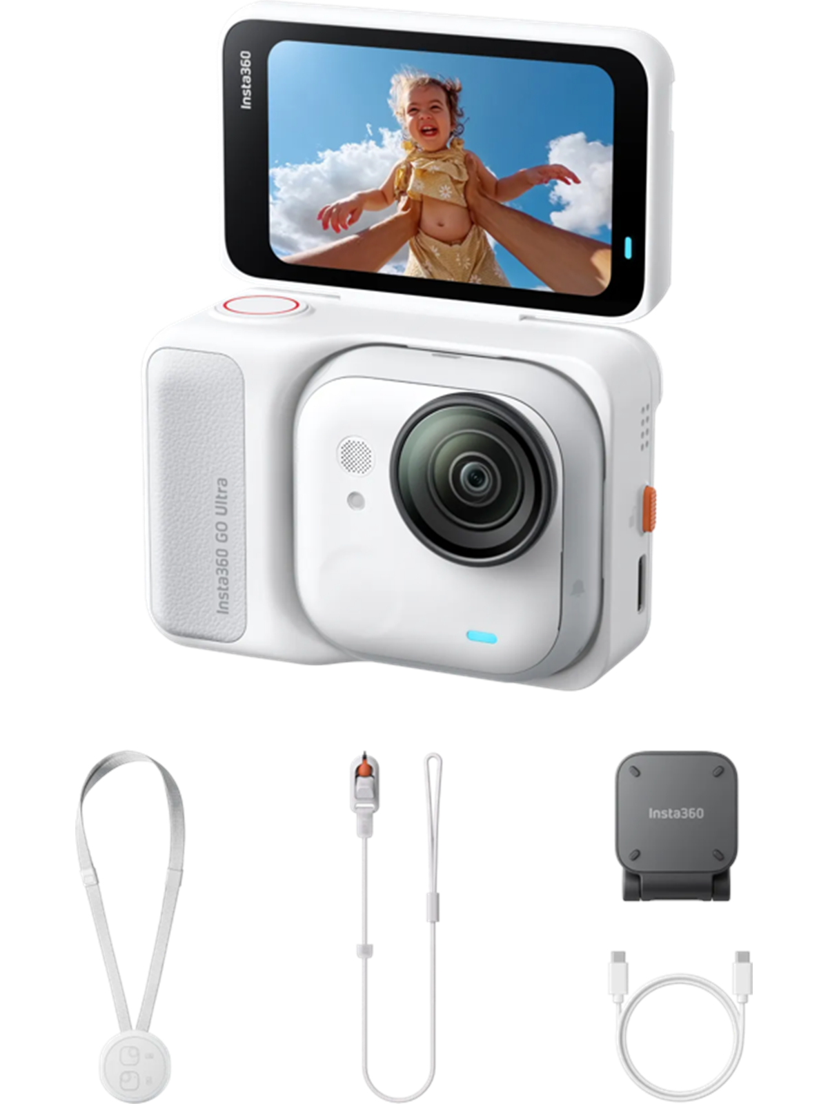Insta360 GO Ultra Standard Bundle - Arctic White, Action Kamera