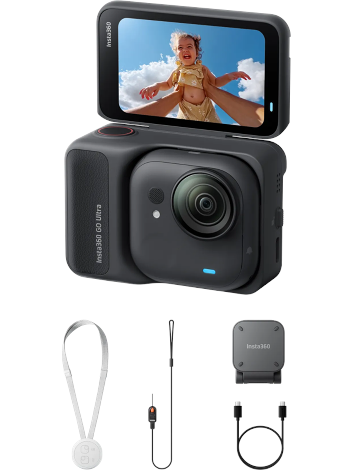 Insta360 GO Ultra Standard Bundle - Midnight Black, Action Kamera