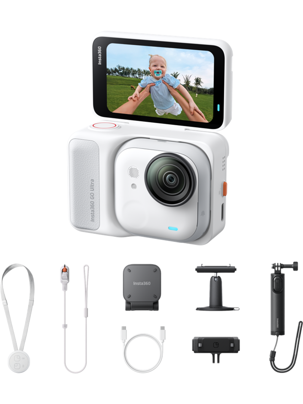 Insta360 GO Ultra Creator Bundle - Arctic White, Action Kamera