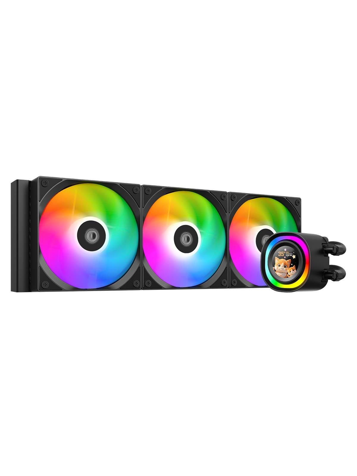 ID-Cooling FX360 LCD - CPU Vandkøling - Max 25 dBA, Cpu Køler
