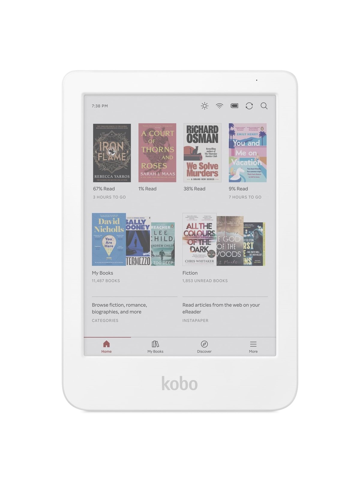 Kobo Clara Colour - White, E Bogslaeser