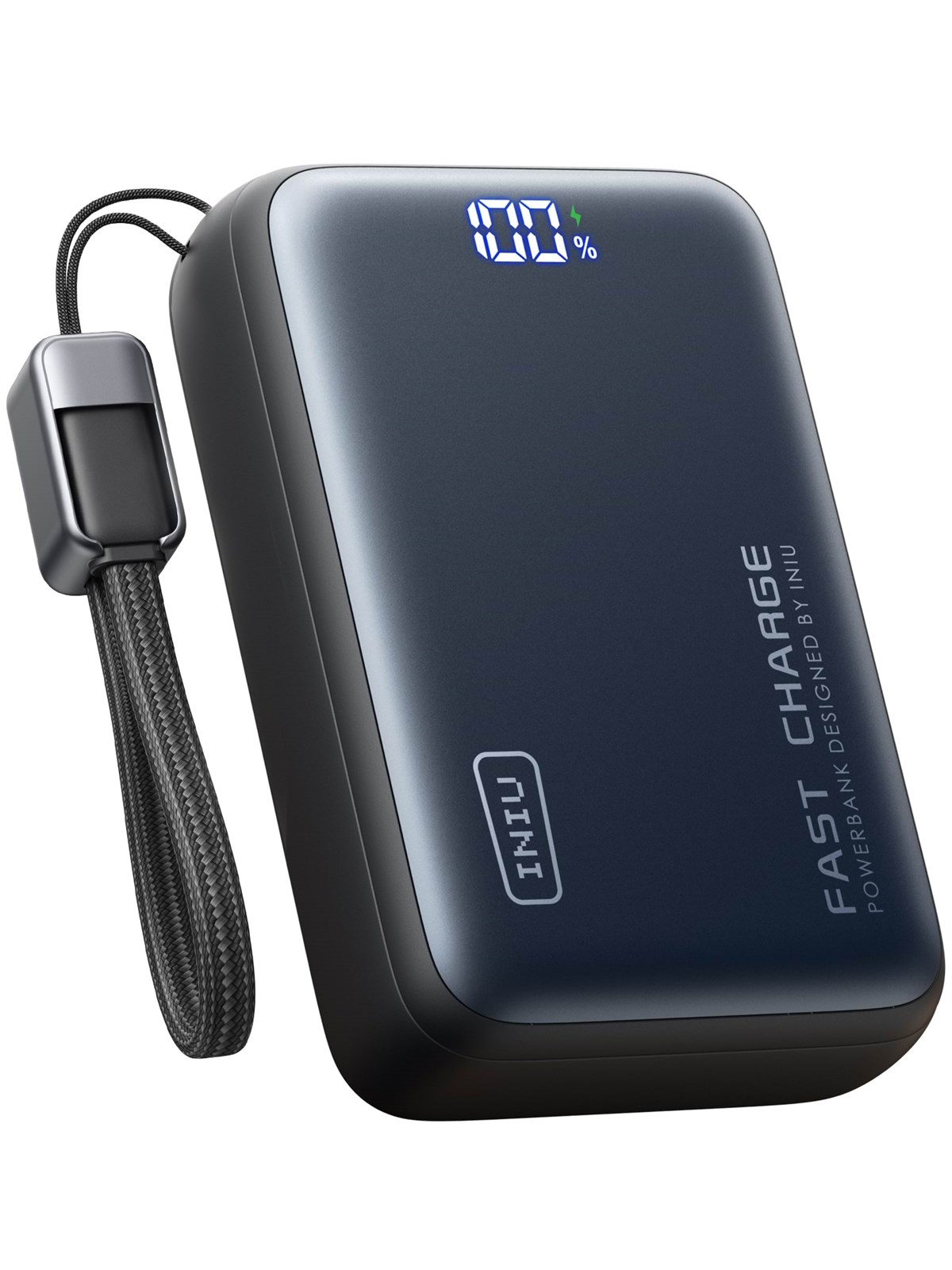 INIU Leopard Power 100W P63-P1 Powerbank - Grå - 25000 mAh, Powerbank