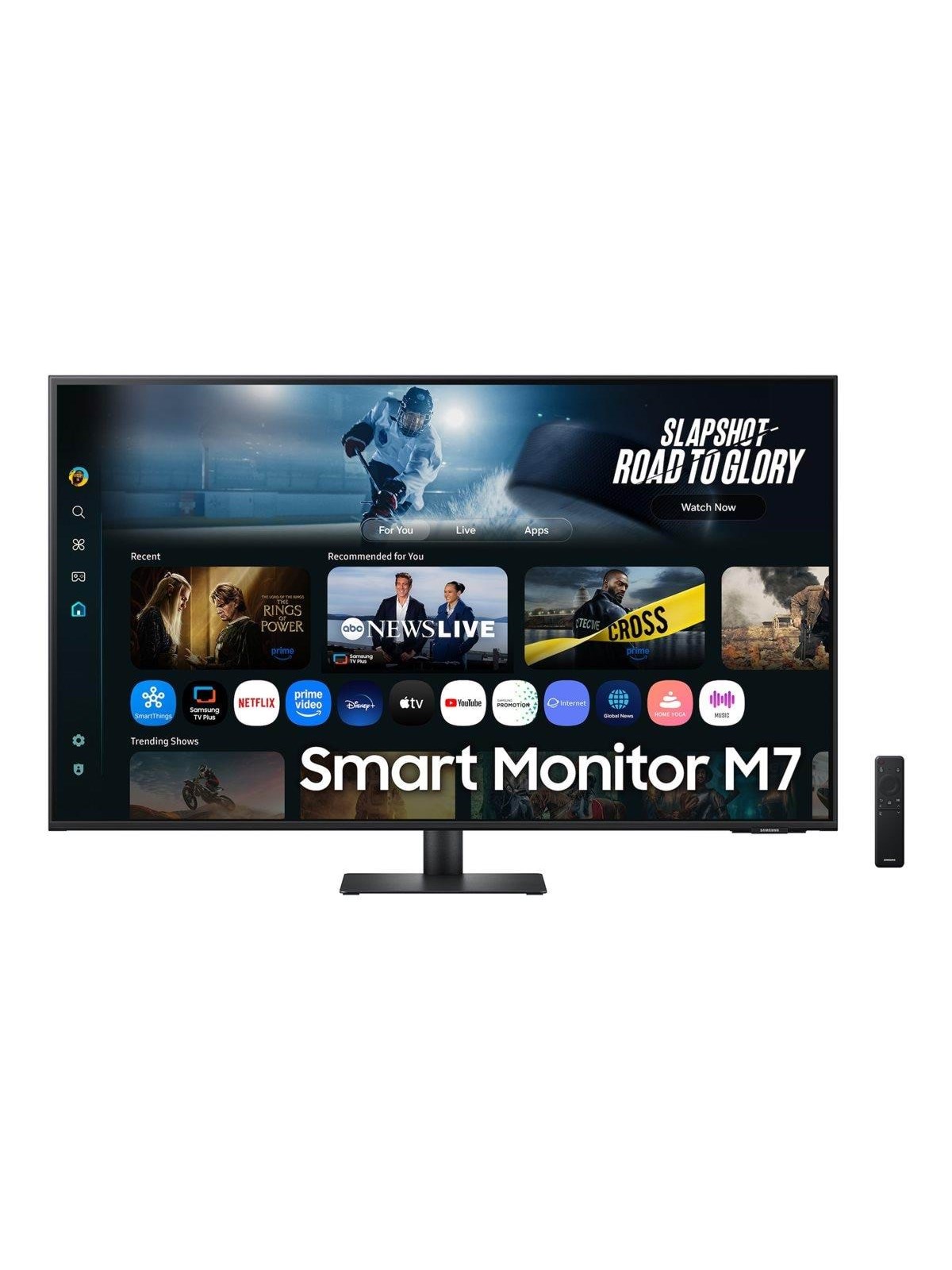 43" Samsung M70F Series - 3840x2160 (4K) - 60Hz - VA - 65W USB-C, Computerskærm