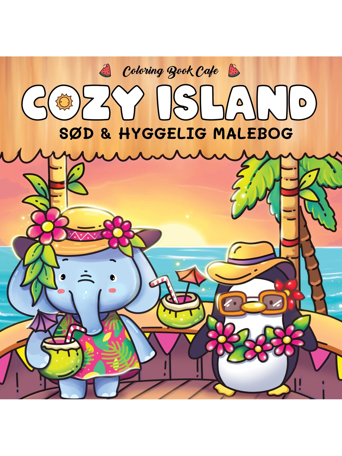 Malebog: Cozy Island - Cozy Coloring - Hobby - paperback, Hobby
