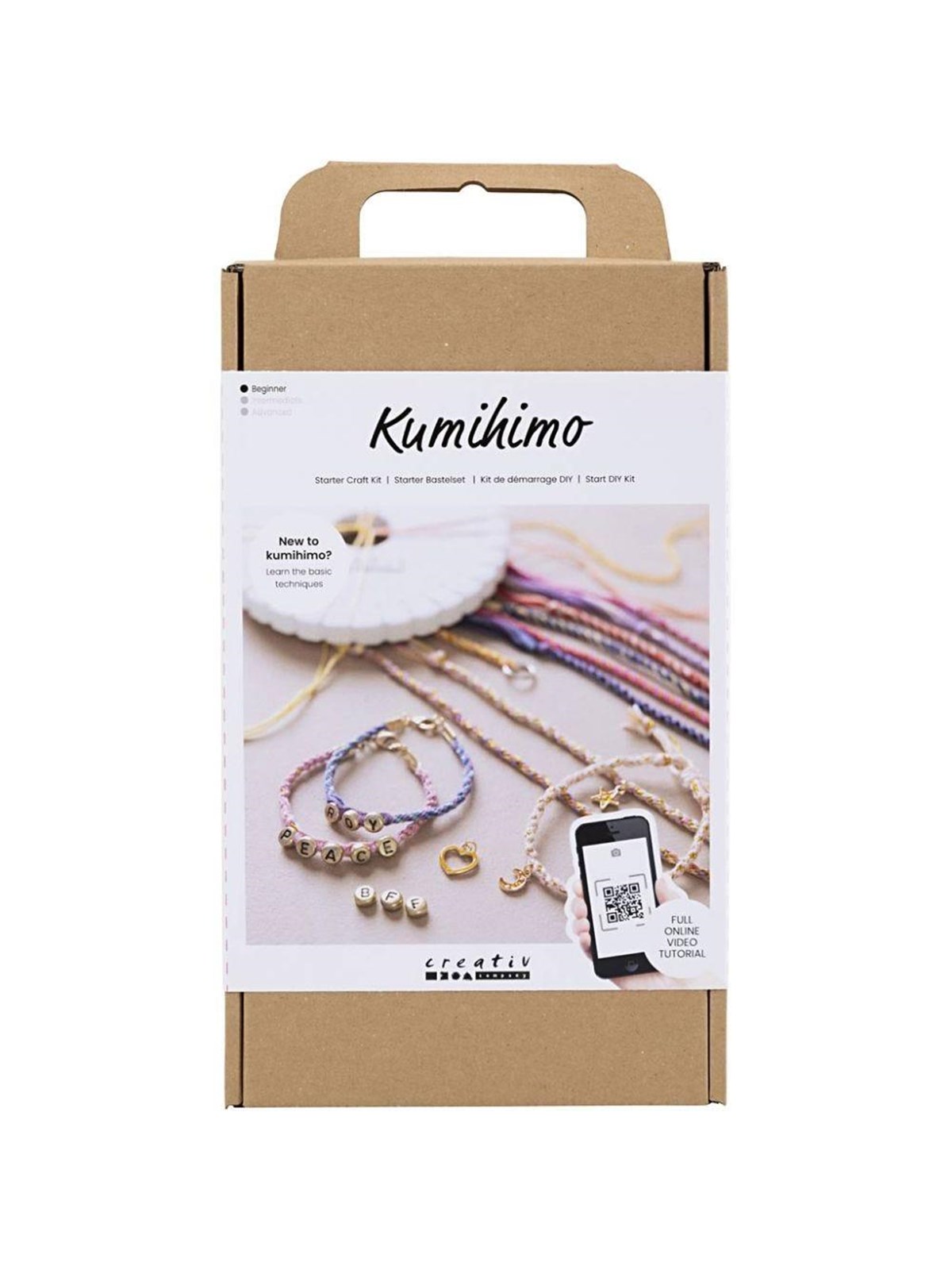 Creativ Company Starter Craft Kit Kumihimo, Kreativt Legetøj