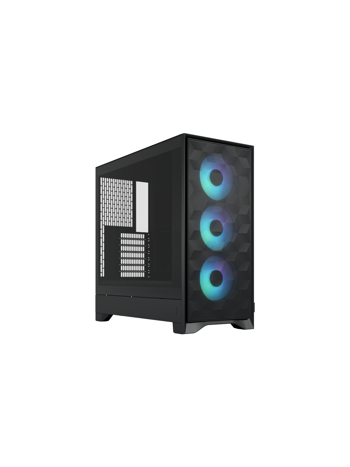 Fractal Design Pop 2 Air Black TG RGB - Kabinet - Miditower - Sort, Kabinet
