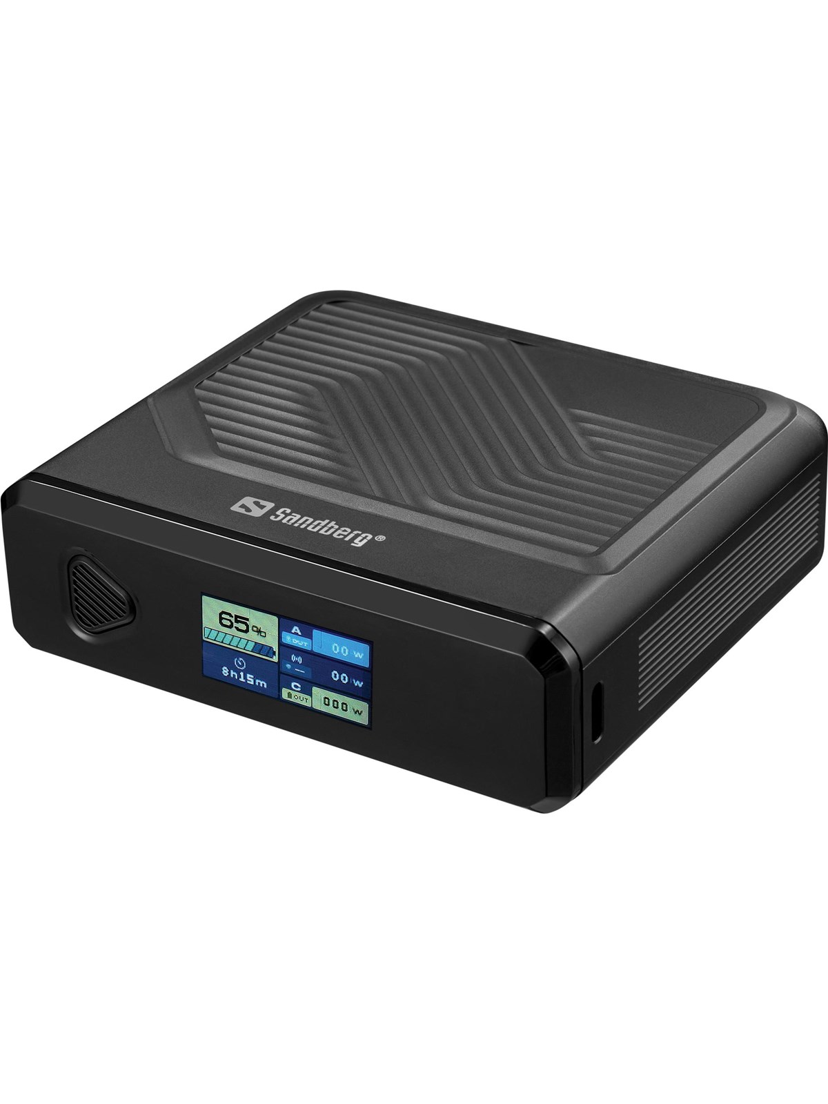 Sandberg Travel Powerbank 20000 PD100W Powerbank - Sort - 20000 mAh, Powerbank
