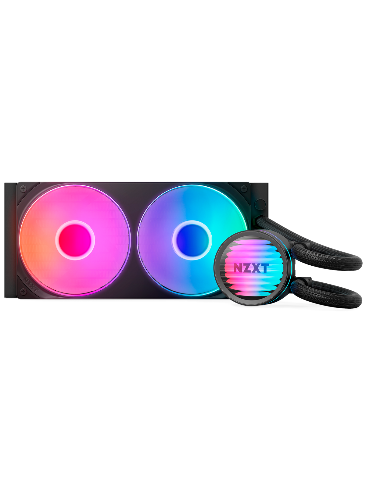 NZXT Kraken Core RGB 240 Black - CPU Vandkøling - Max 32 dBA, Cpu Køler