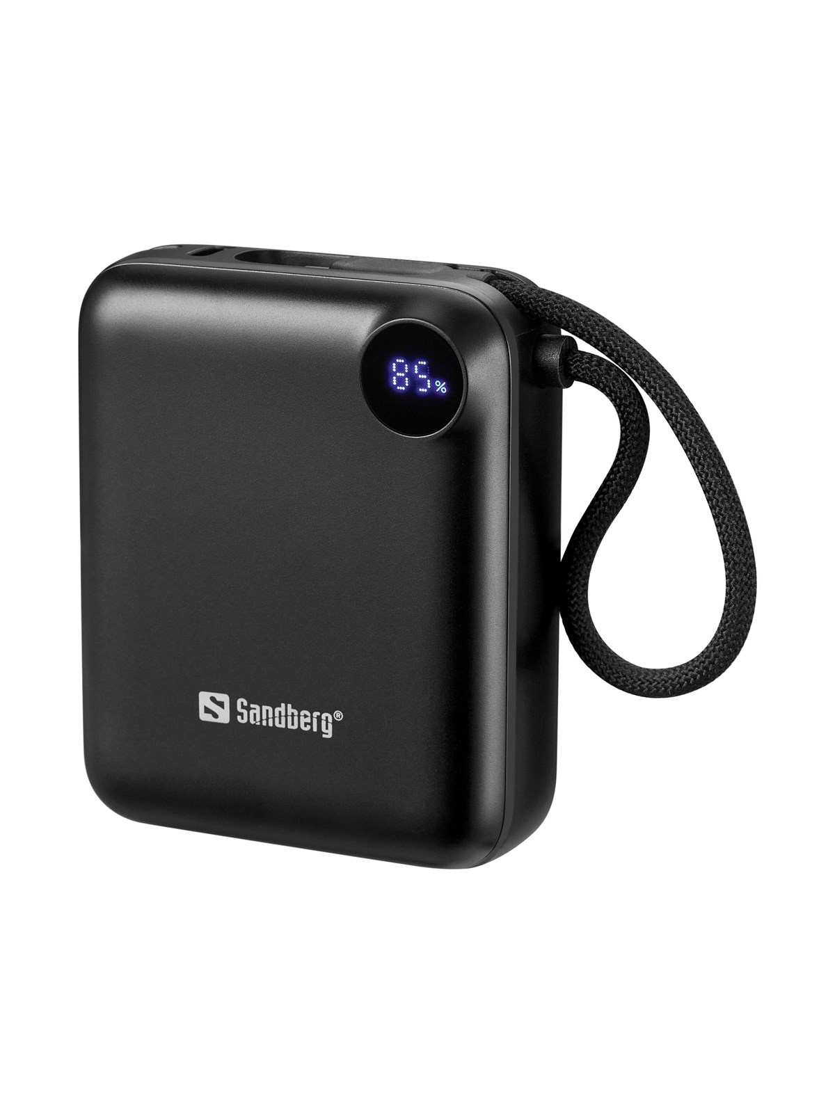 Sandberg Powerbank 10000 PD20W Connect Powerbank - Sort - 10000 mAh, Powerbank
