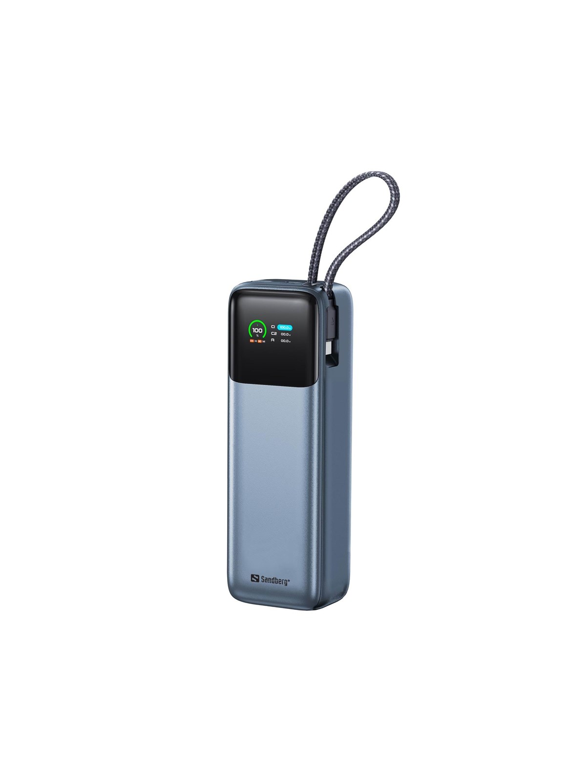Sandberg All-in1 Powerbank 20000 PD130W Powerbank - Grå - 20000 mAh, Powerbank