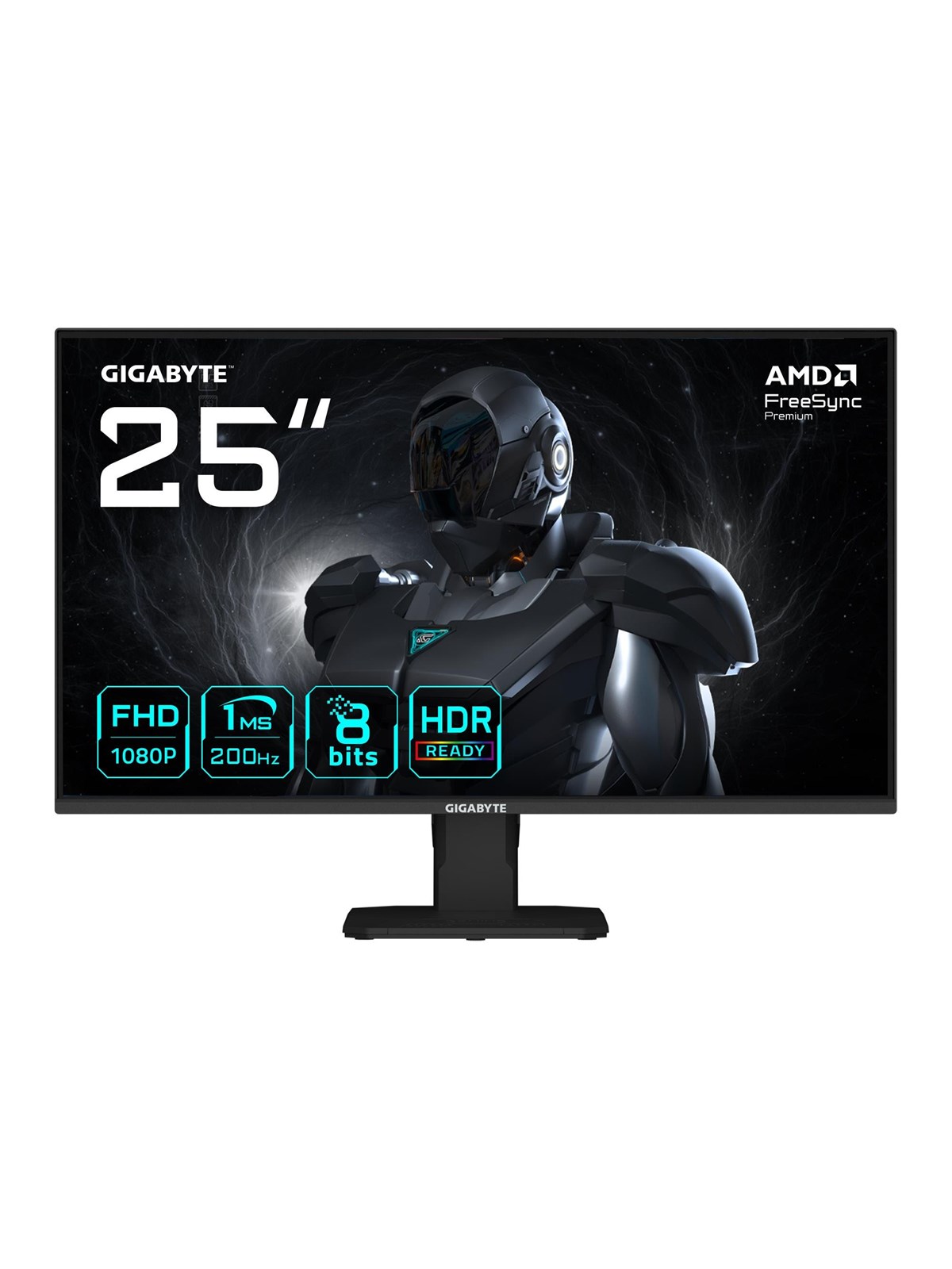 24,5" GIGABYTE GS25F2 - 1920x1080 (FHD) - 200Hz - IPS, Computerskærm