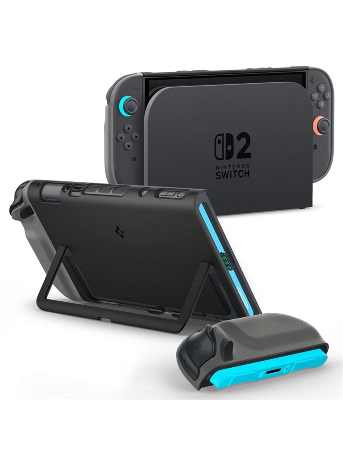 Spigen Nano Pop - black sesame - Nintendo Switch 2 - Miscellaneous Tilbehør til spillekonsol - Nintendo Switch 2