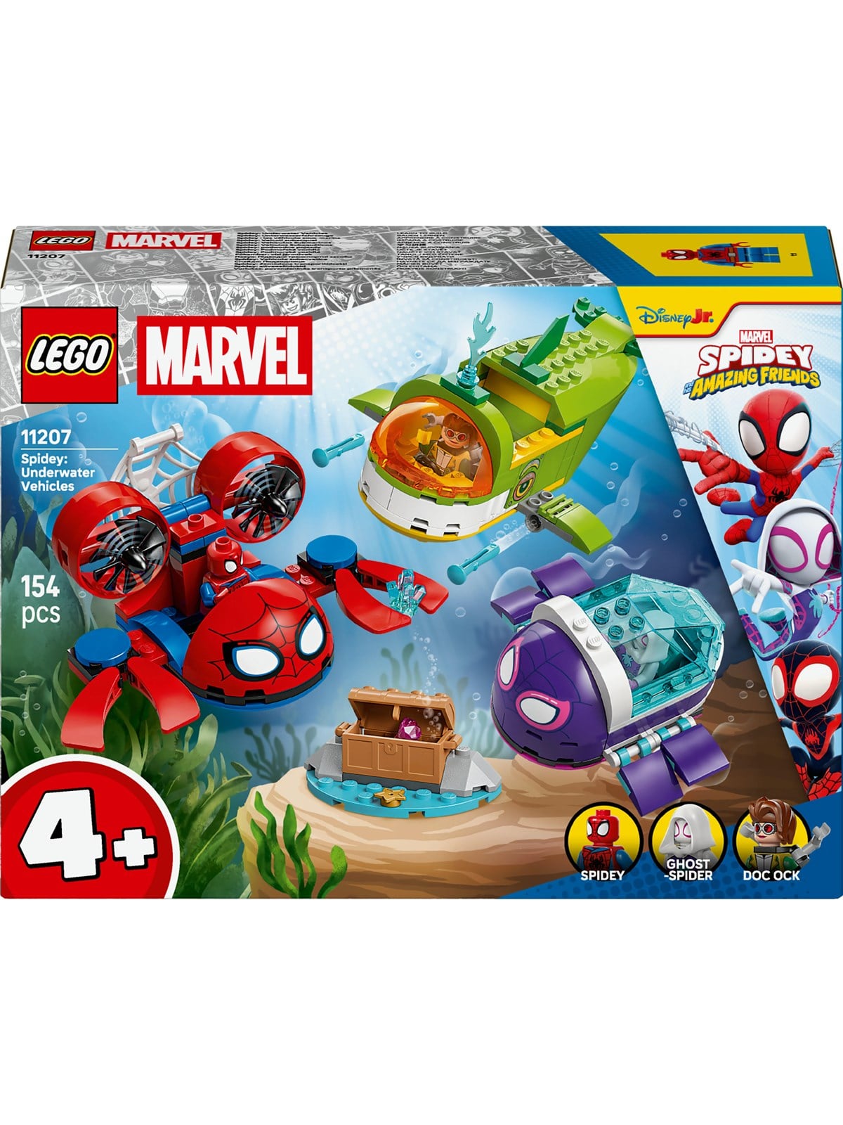 LEGO Super Herøs Marvel 11207 Spidey: Undervandsfartøjer
