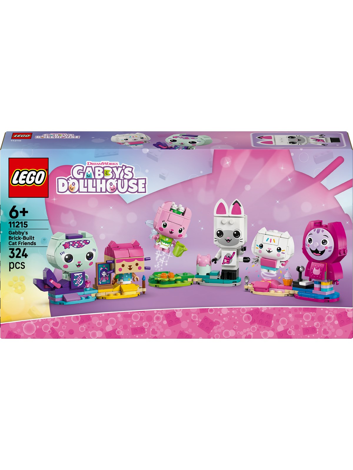 LEGO Gabby's Dollhouse 11215 Gabbys klodsbyggede kattevenner