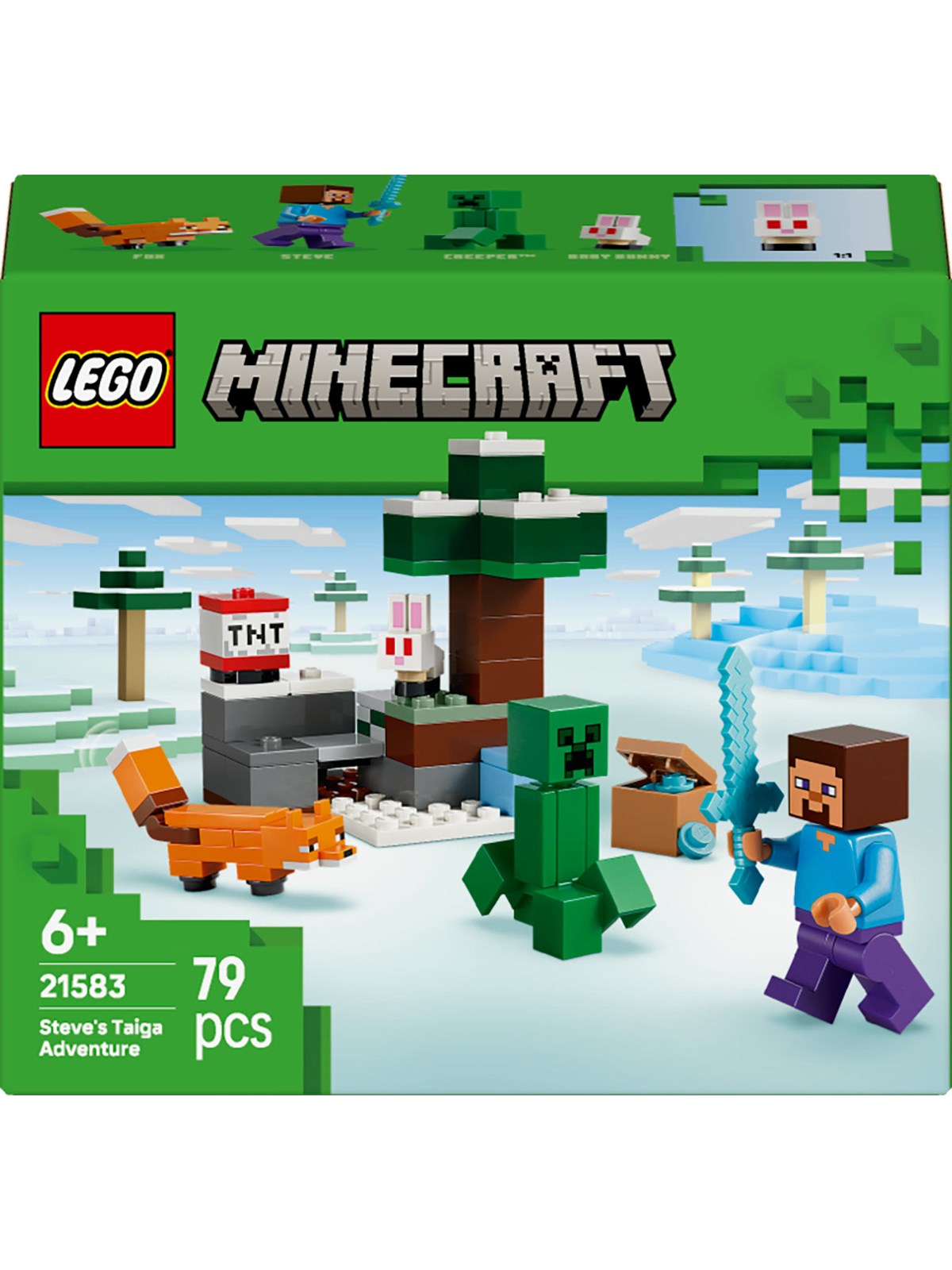 LEGO Minecraft 21583 Steves tajga-eventyr