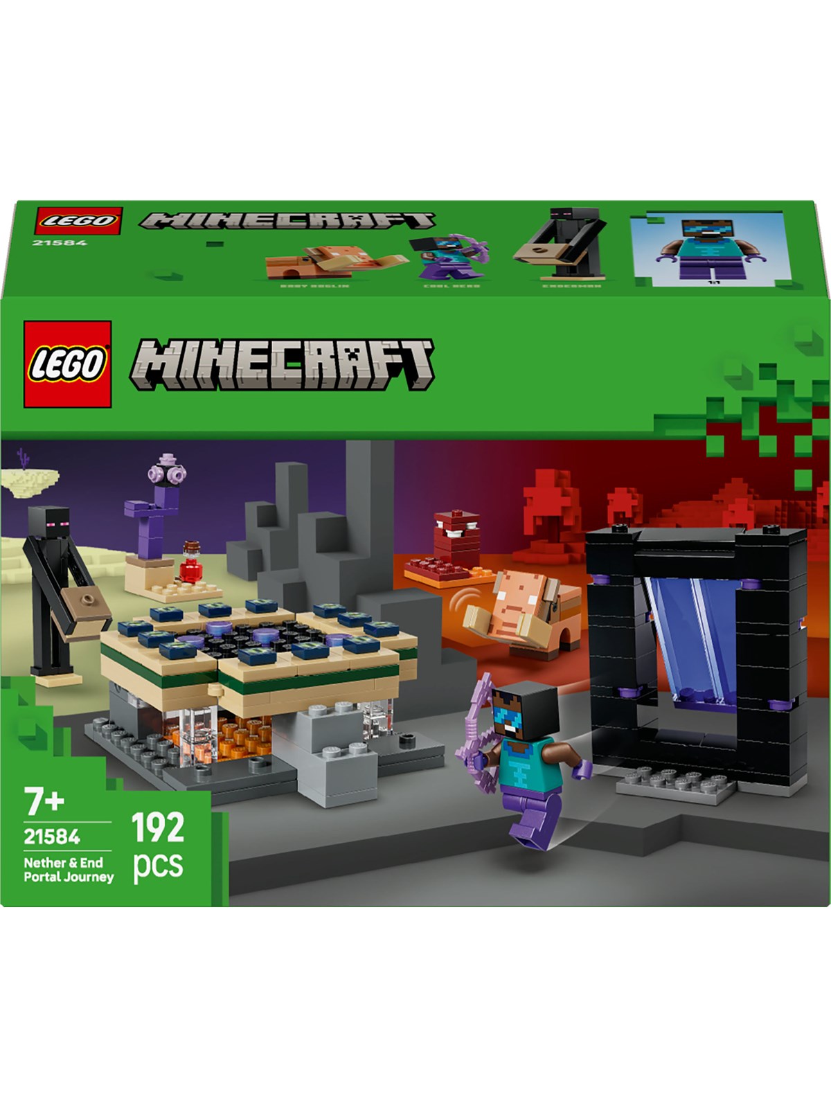 LEGO Minecraft 21584 Nether- og End-portalrejse