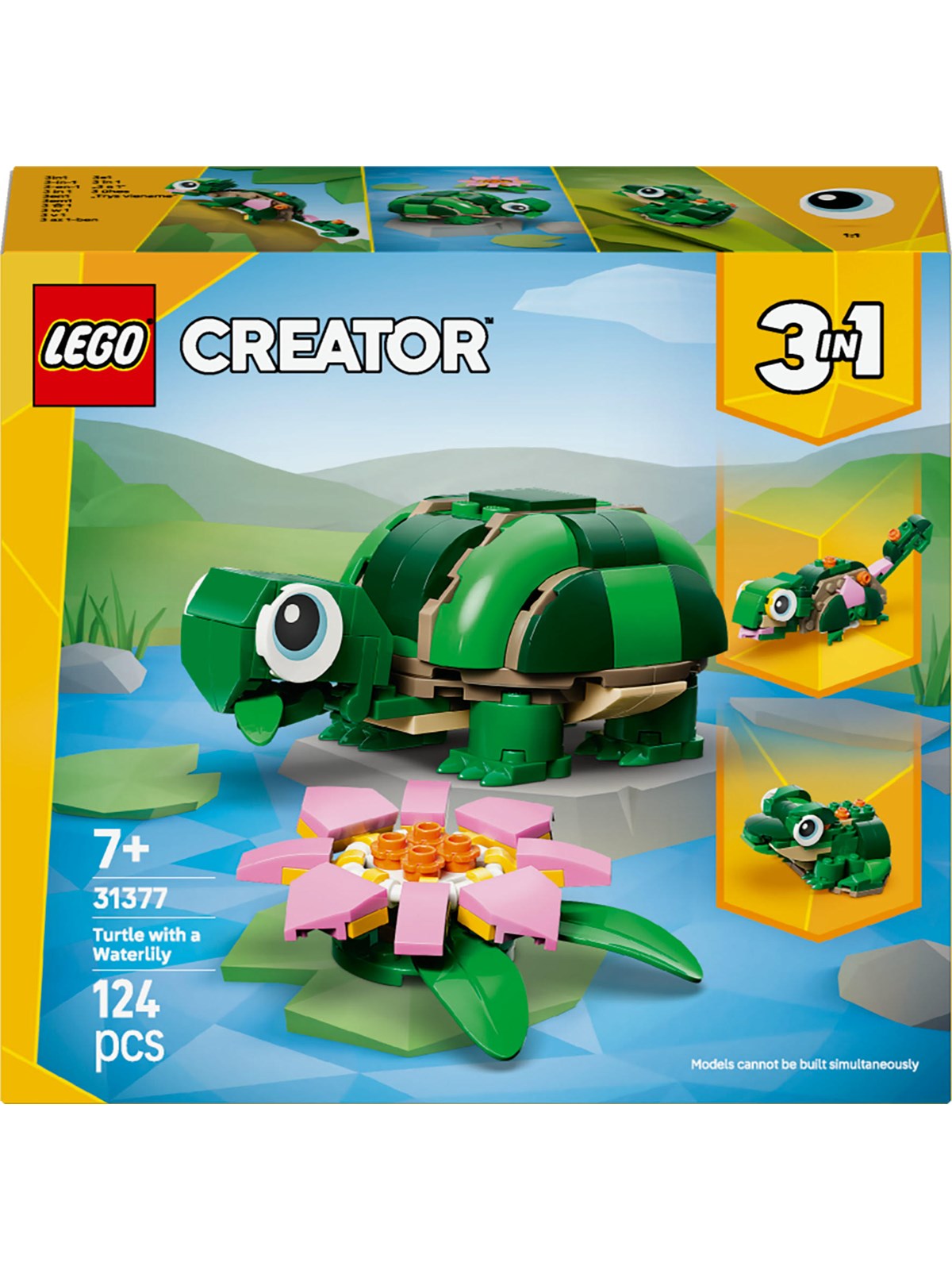 LEGO Creator 31377 Skildpadde med åkandeblomst