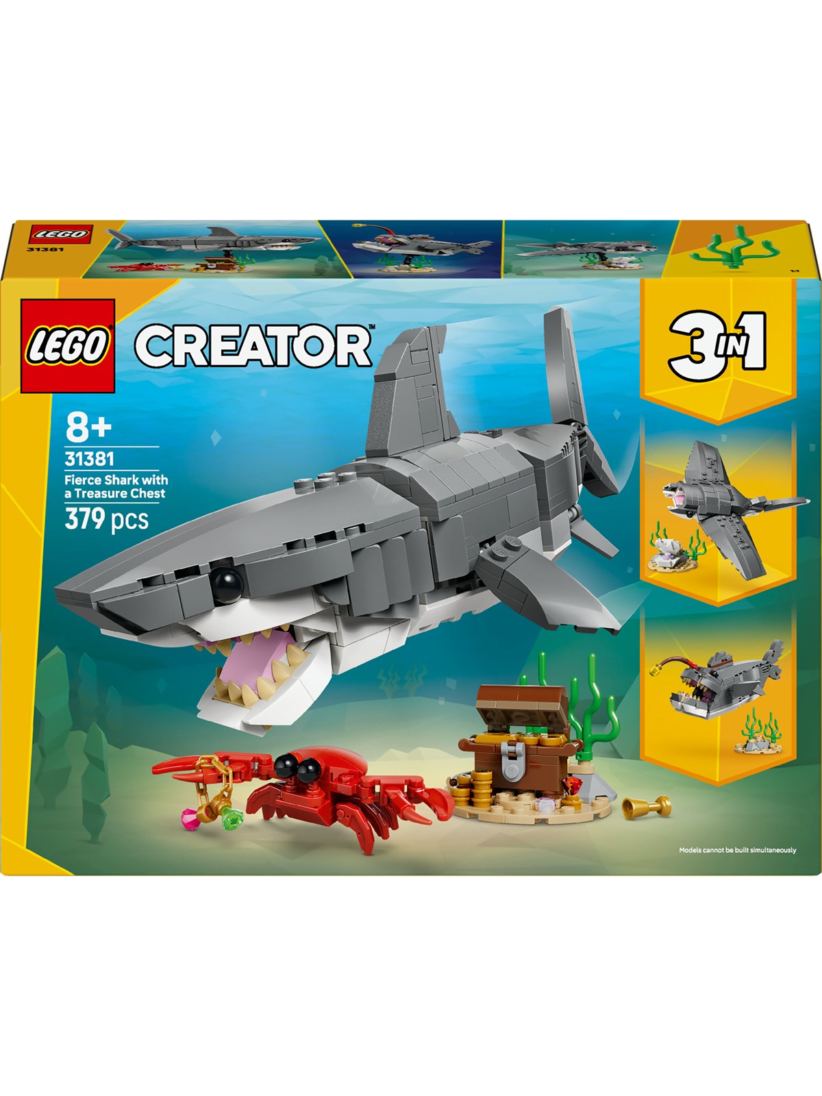 LEGO Creator 31381 Farlig haj med skattekiste