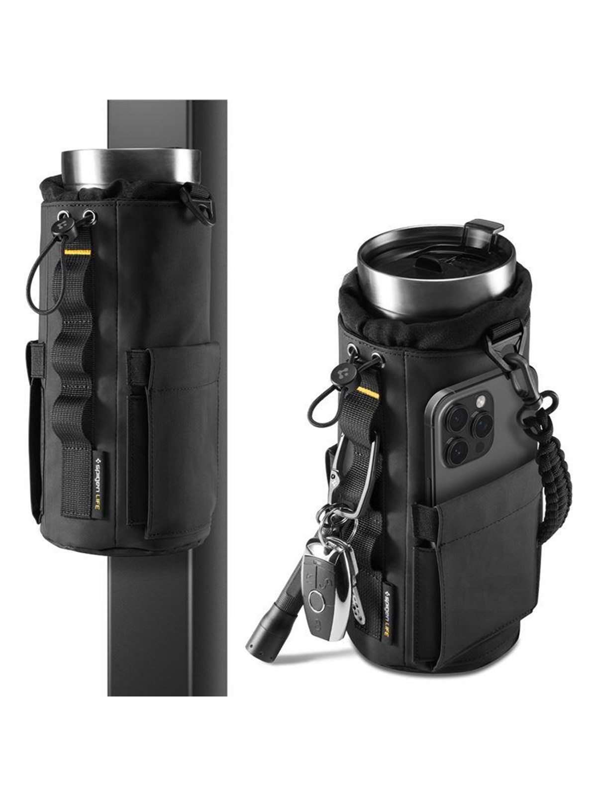 Spigen Tumbler Bag - black, Mobil Tilbehør
