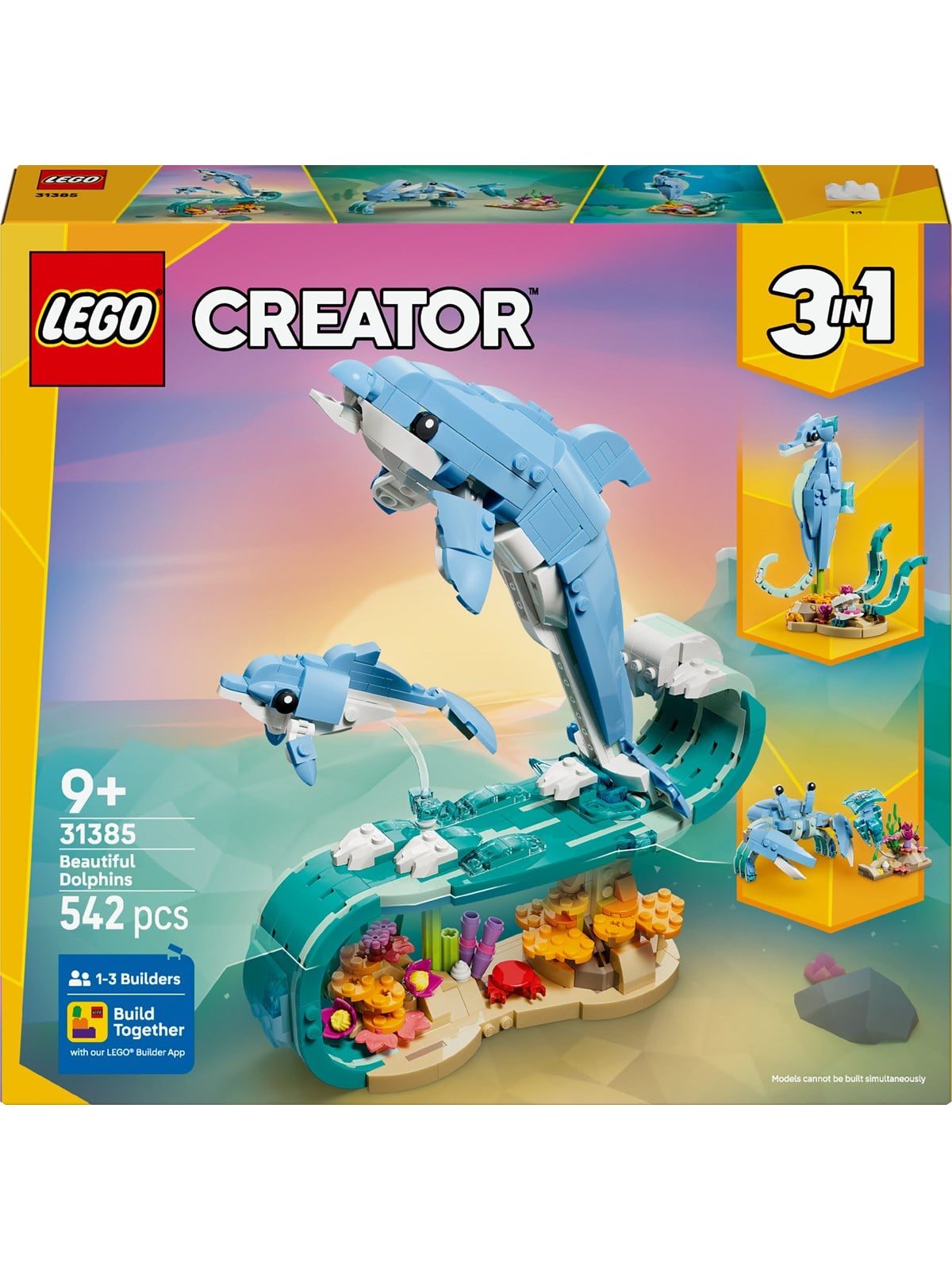 LEGO Creator 31385 Havdyr: Smukke delfiner