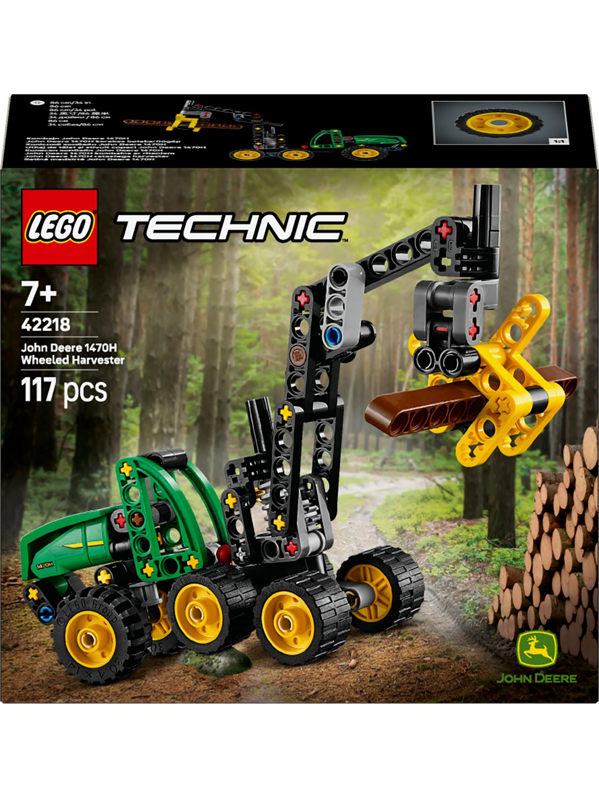 LEGO Technic 42218 John Deere 1470H-skovningsmaskine