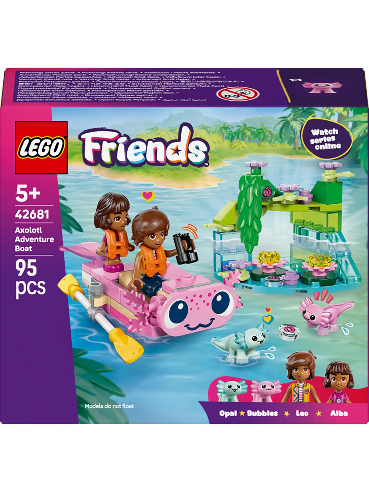 LEGO Friends 42681 Axolotl-eventyrbåd
