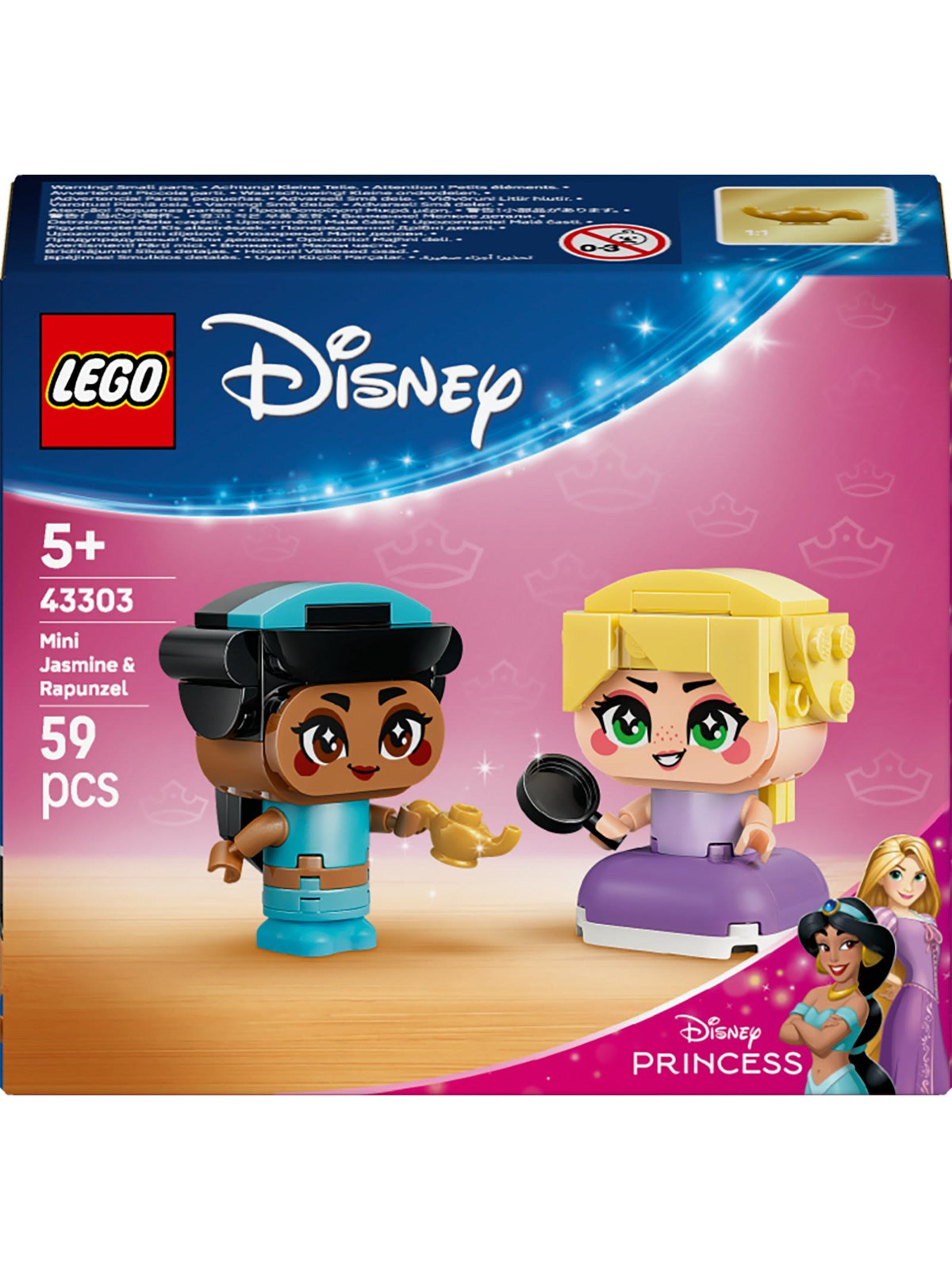 LEGO Disney 43303 Minimodeller af Jasmin og Rapunzel