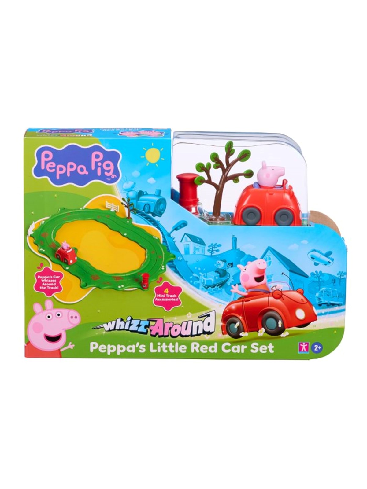 Peppa Pig PEPPA WHIZZ AROUND PEPPA RED CAR, Legetøjsbil