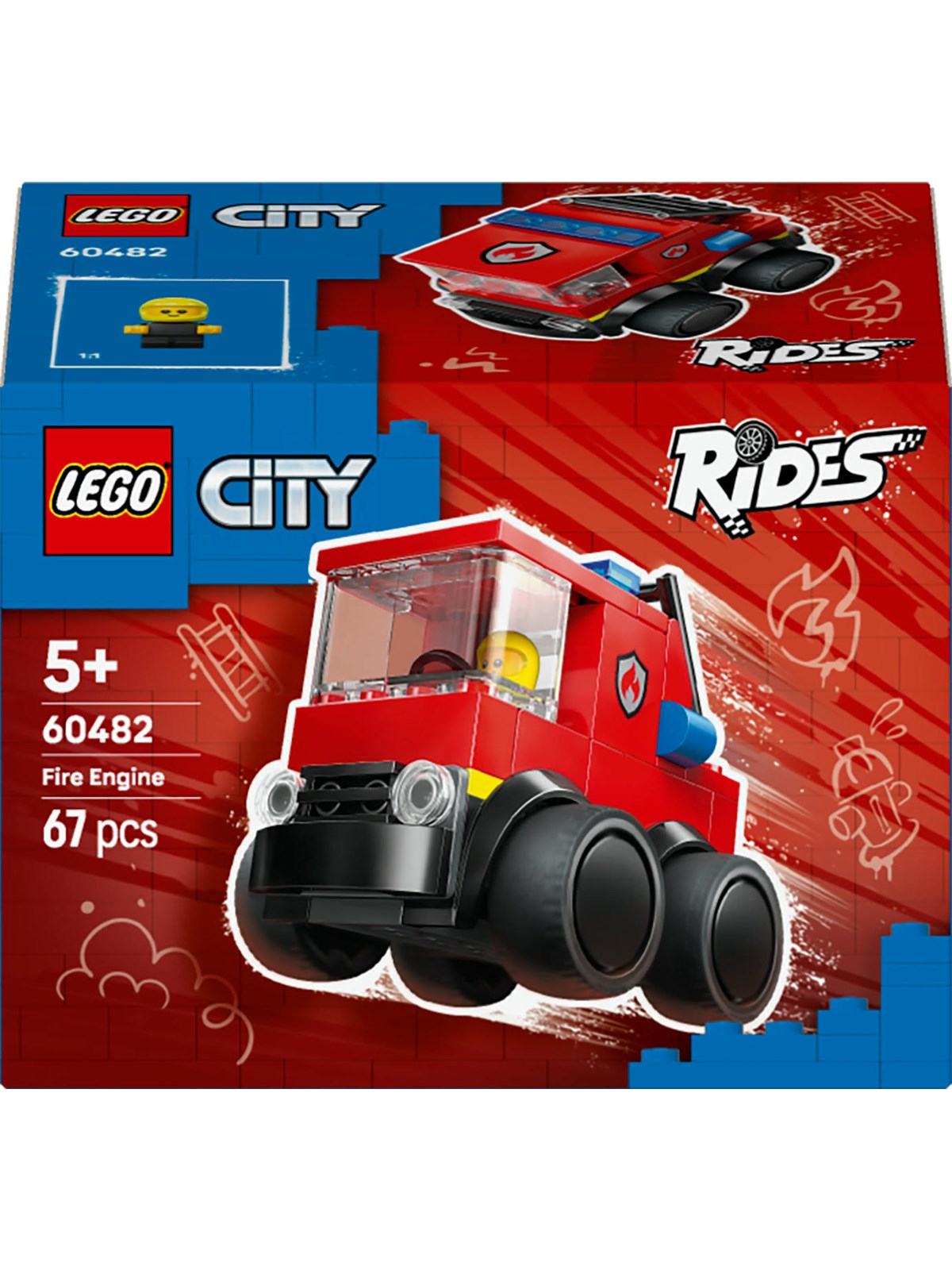 LEGO City 60482 Motorer - Brandbil