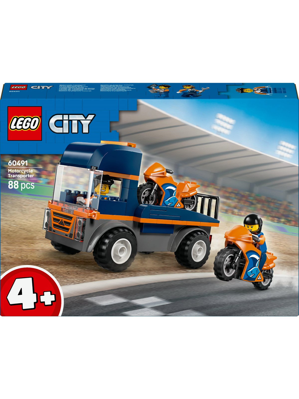 LEGO City 60491 Motorcykel-transporter