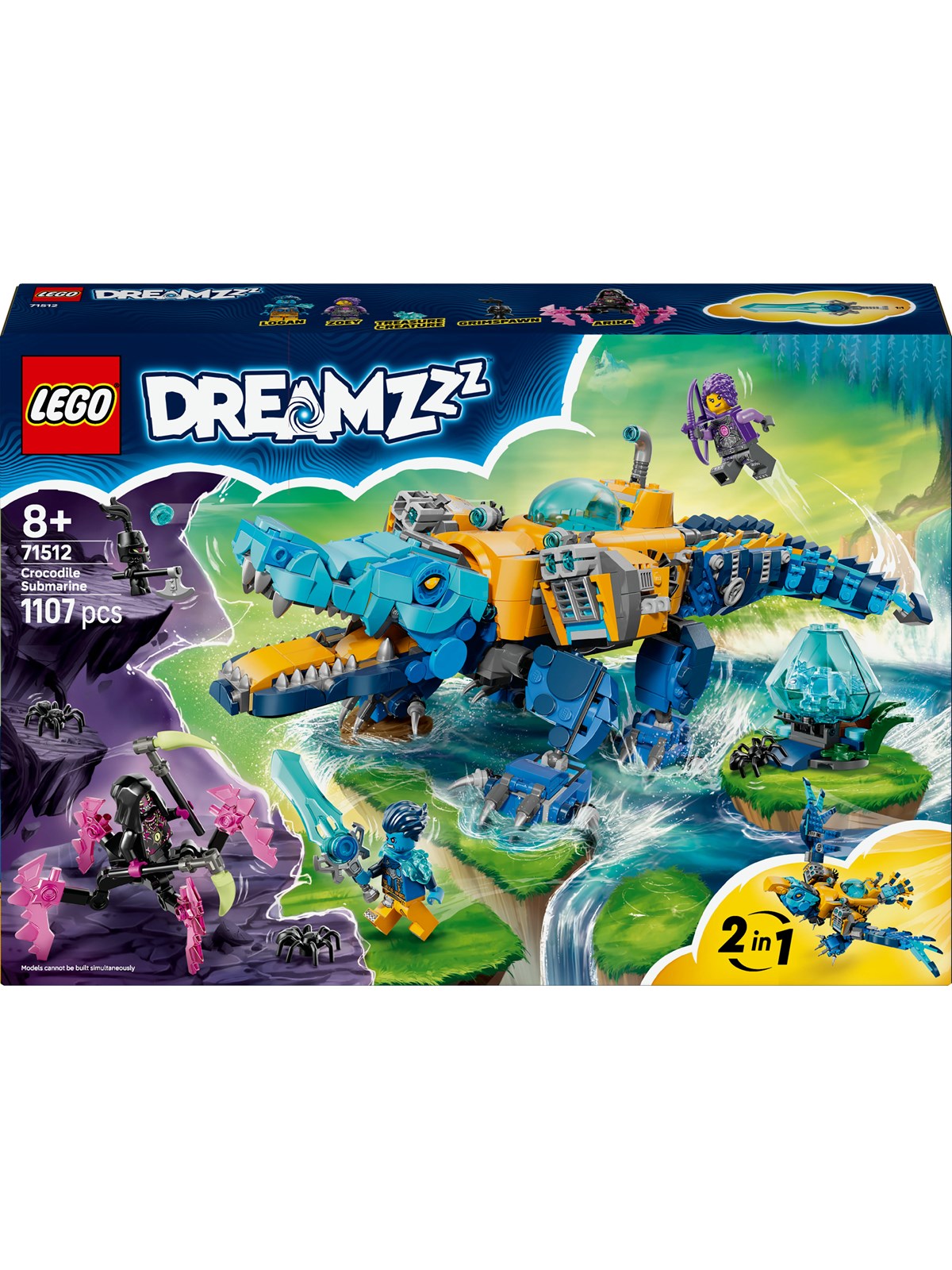 LEGO DREAMZzz 71512 Krokodille-ubåd