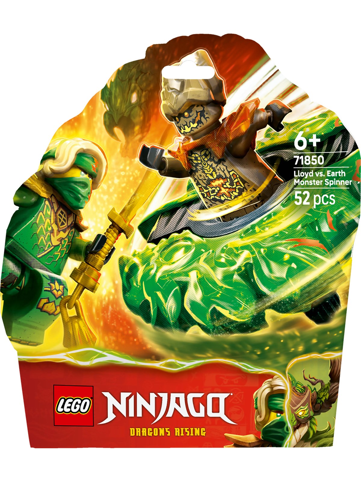 LEGO Ninjago 71850 Lloyd mod jordmonster-spinner