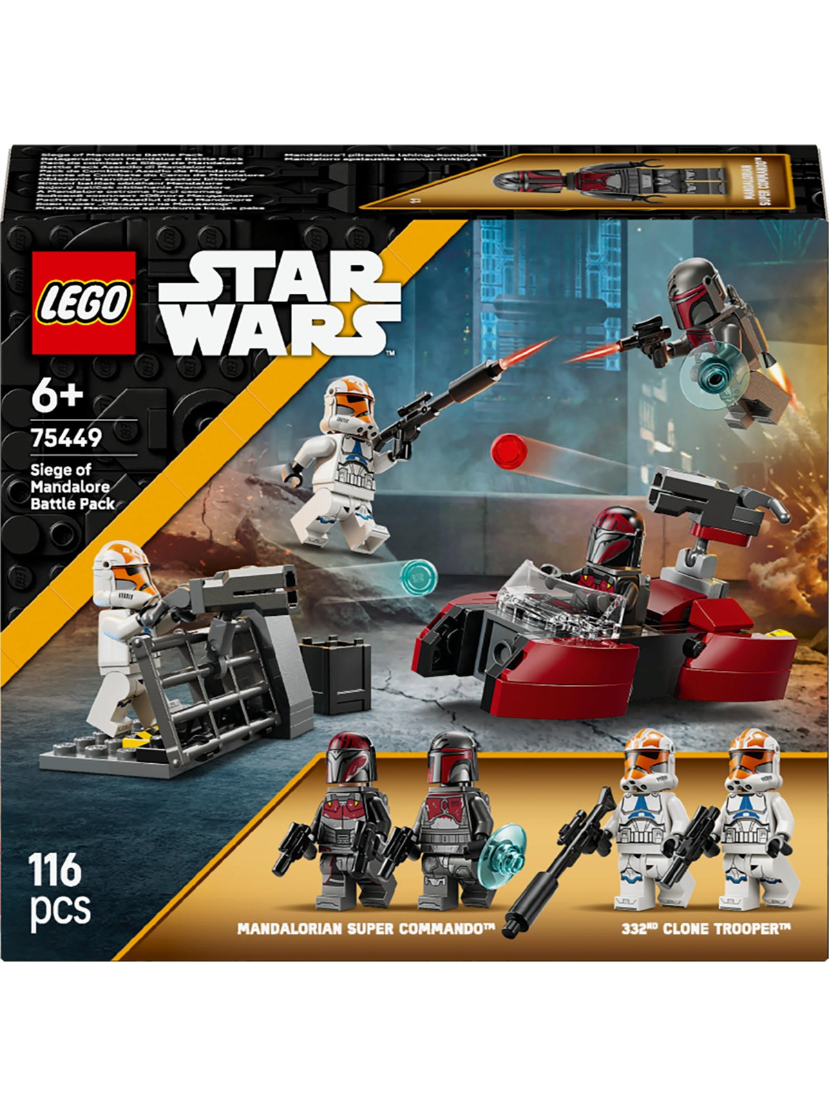 LEGO Star Wars 75449 Battle Pack med belejringen af Mandalore