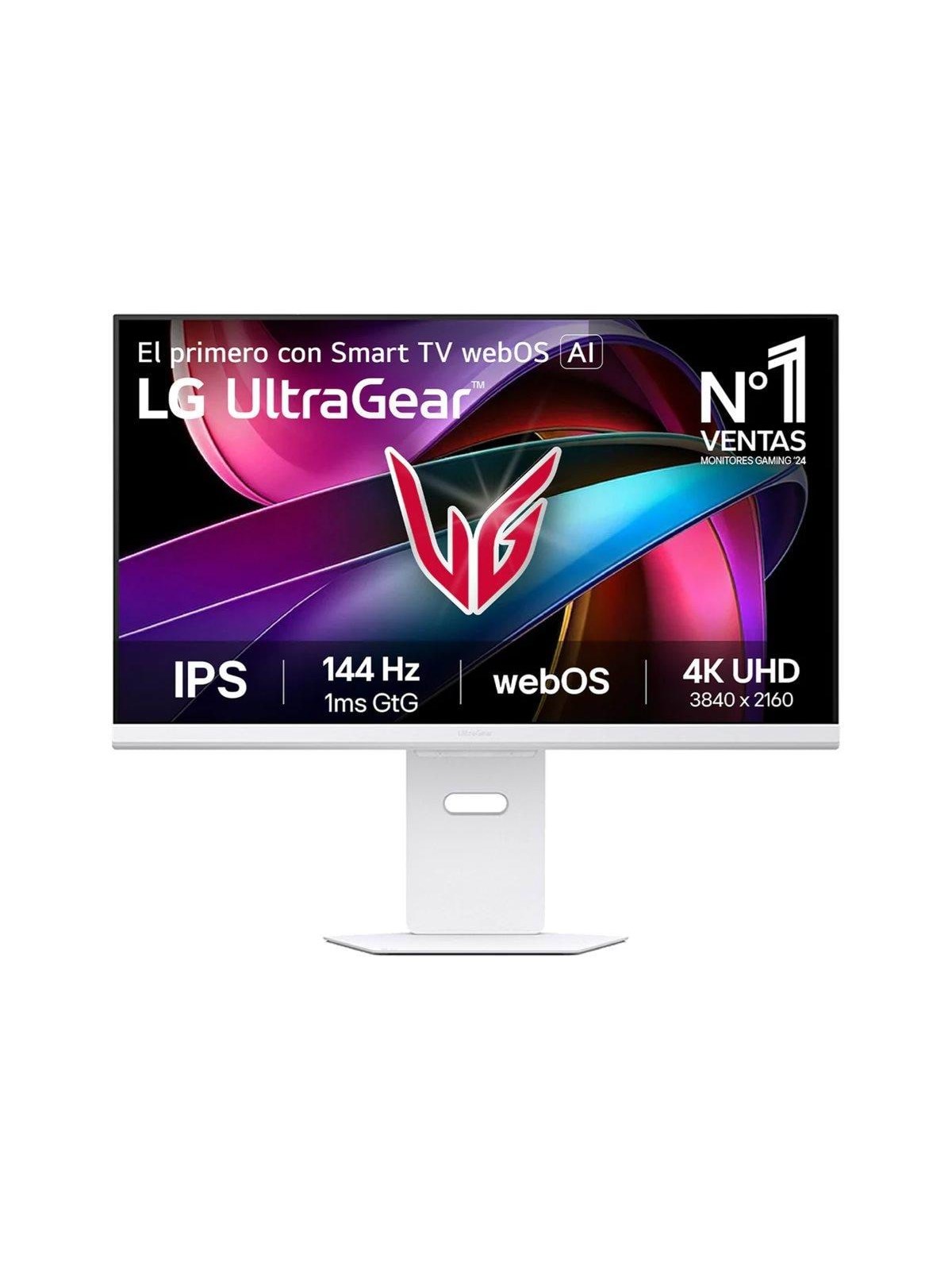 32" LG UltraGear 32G810SA-W - 3840x2160 (4K) - 144Hz - IPS, Computerskærm