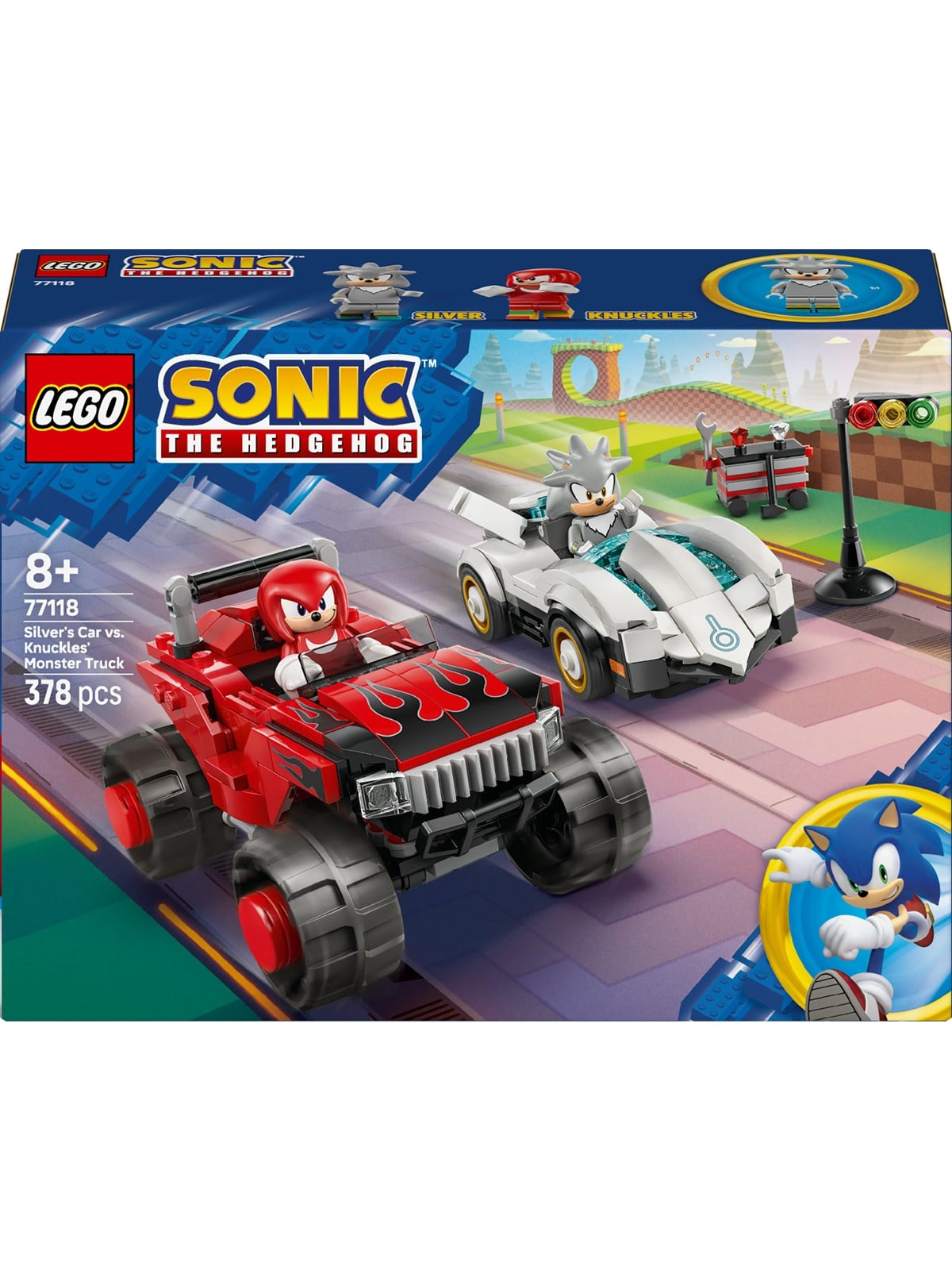 LEGO Sonic 77118 Silvers bil mod Knuckles' monstertruck