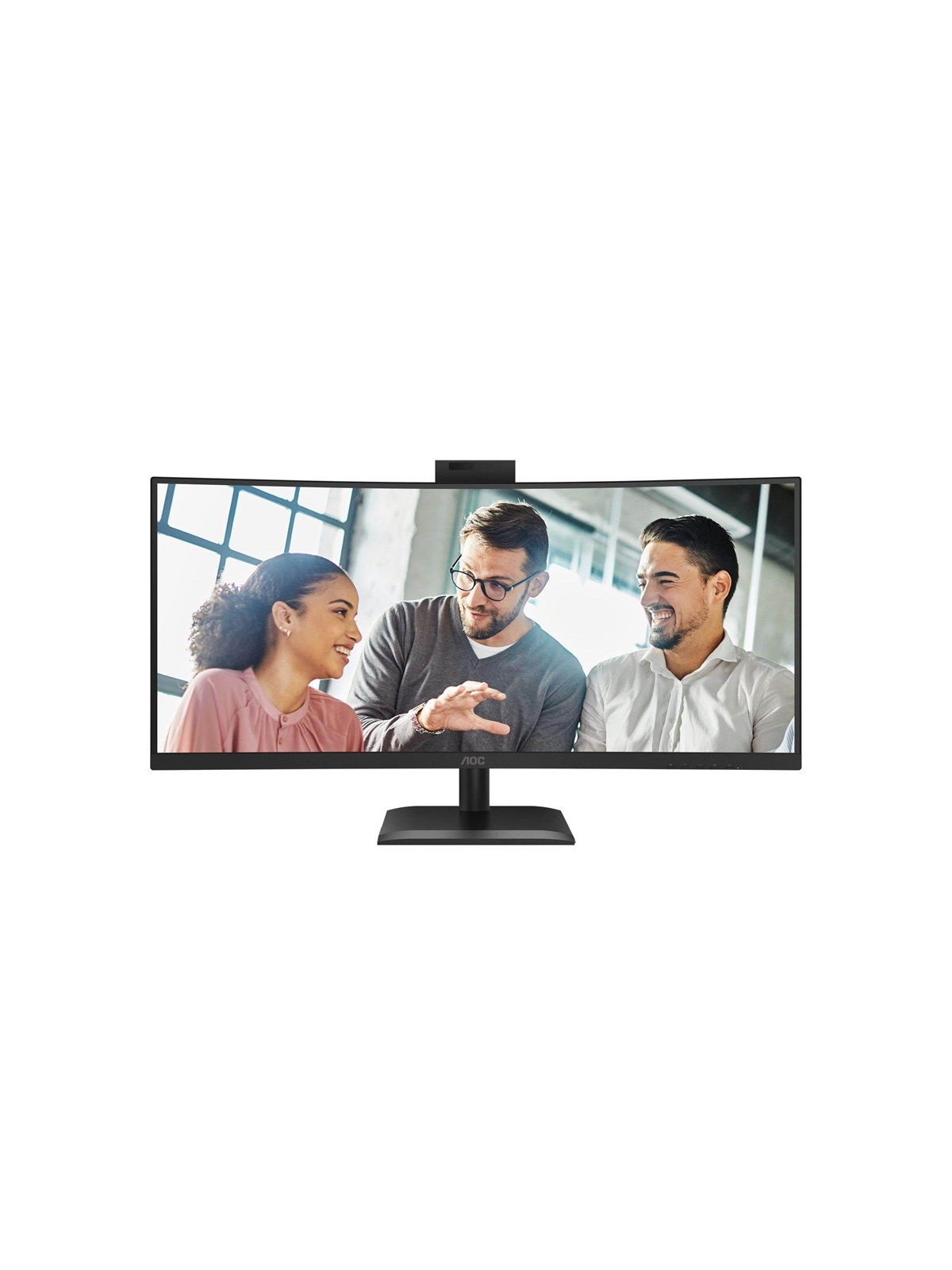 34" AOC CU34E4CW - 3440x1440 (UWQHD) - 120Hz - VA - 90W USB-C - KVM switch