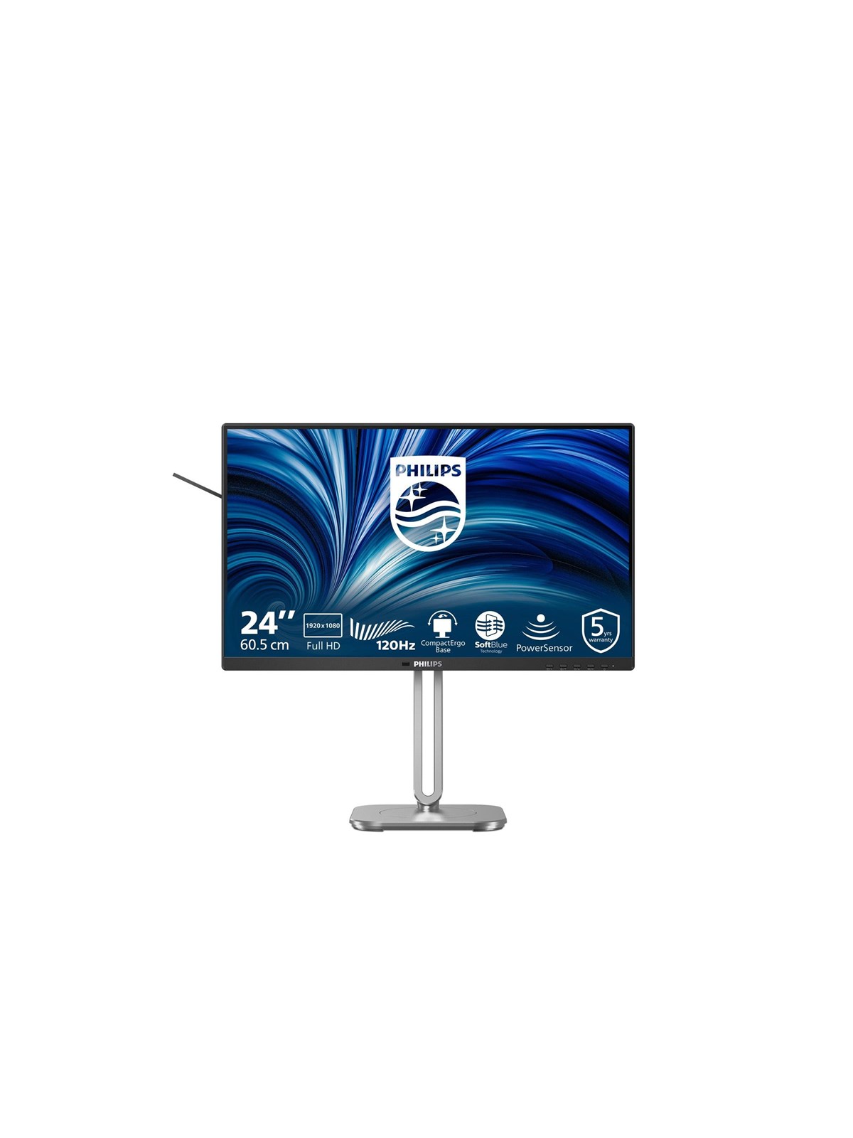 24" Philips 24B2N4200 - 1920x1080 (FHD) - 120Hz - IPS, Computerskærm