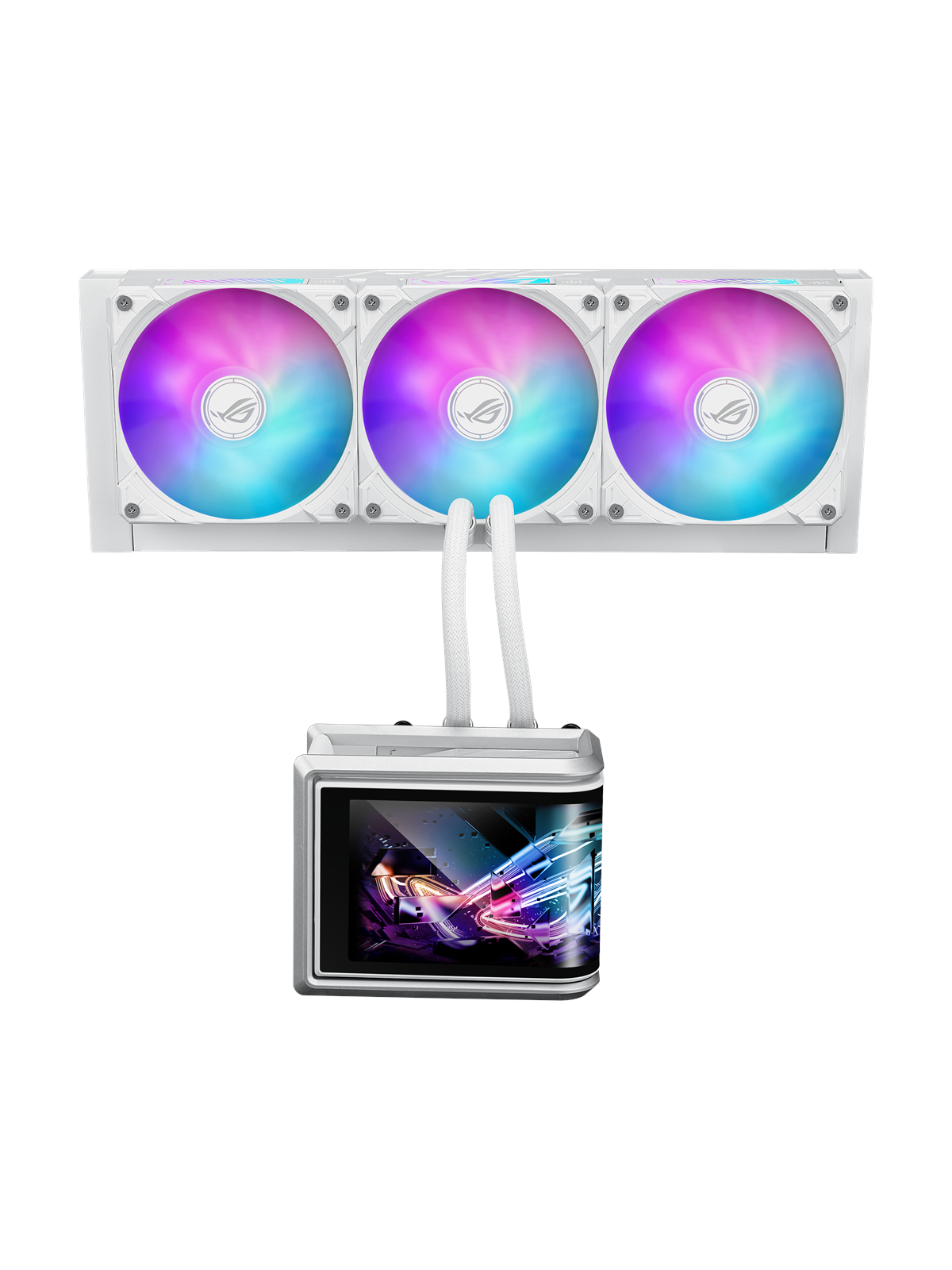 ASUS ROG RYUO IV SLC 360 ARGB WHITE - CPU Vandkøling, Cpu Køler