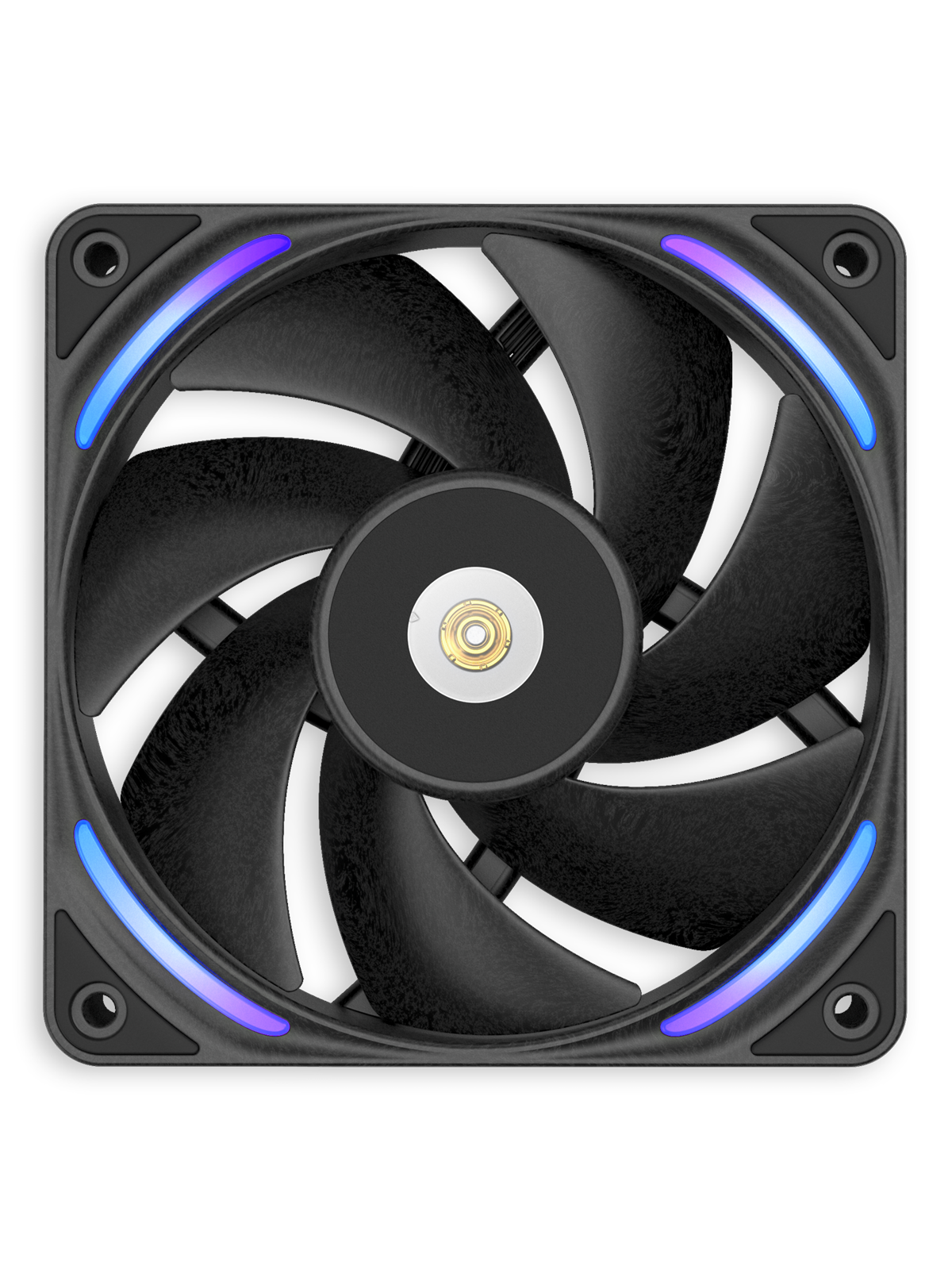 NZXT F120X Performance Fan - Kabinet køler - 120mm - Sort med RGB LED lys - 41 dBA