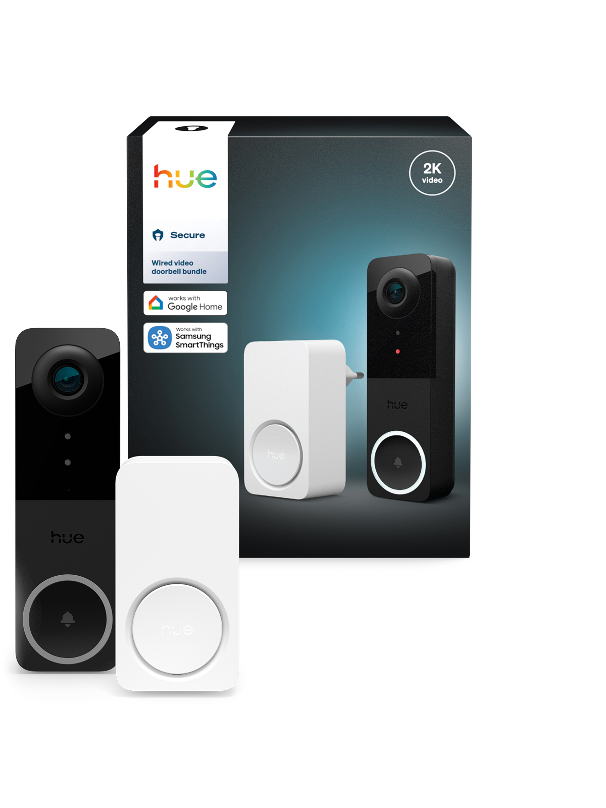 Philips Hue Secure videodørklokke + Smart Chime, bundle, Smart Home