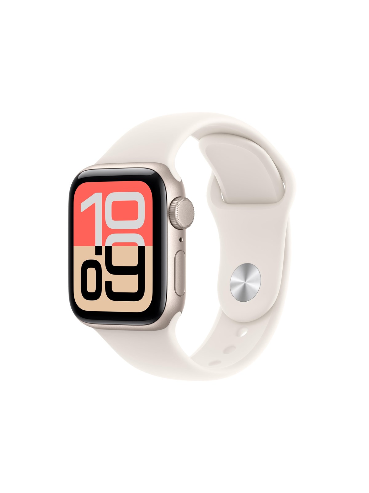 Apple Watch SE 3 GPS 40mm Starlight Aluminium Case with Starlight Sport Band - S/M