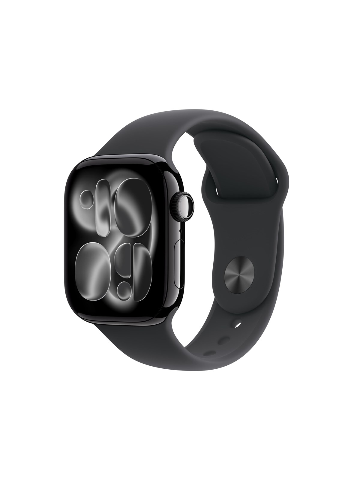 Apple Watch Series 11 GPS 42mm Jet Black Aluminium Case with Black Sport Band - M/L