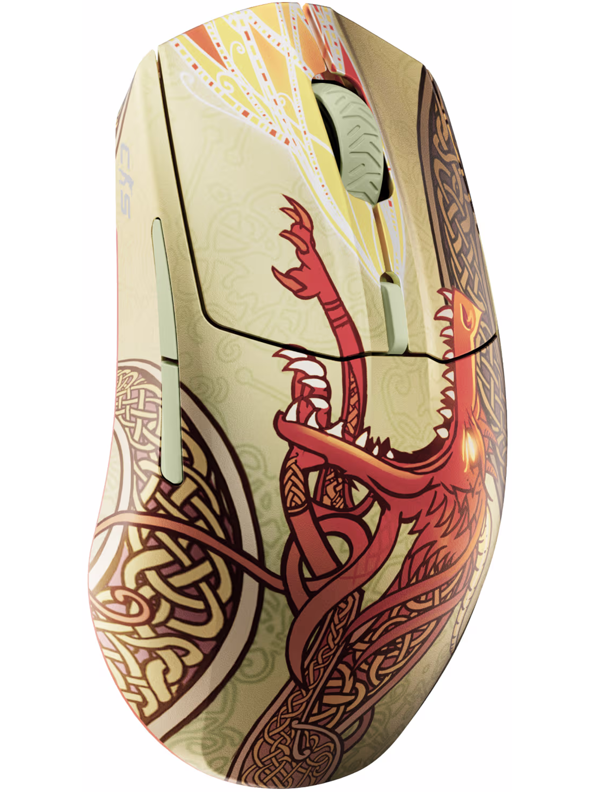 SteelSeries CS2 Dragon Lore Edition - Gaming Mus - Optisk - 6 knapper - Guld
