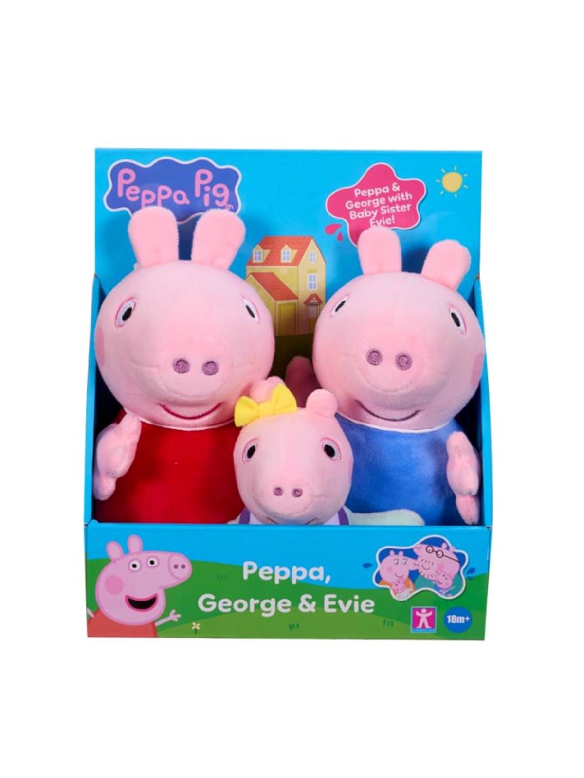 Peppa Pig 3pk plush, Bamser