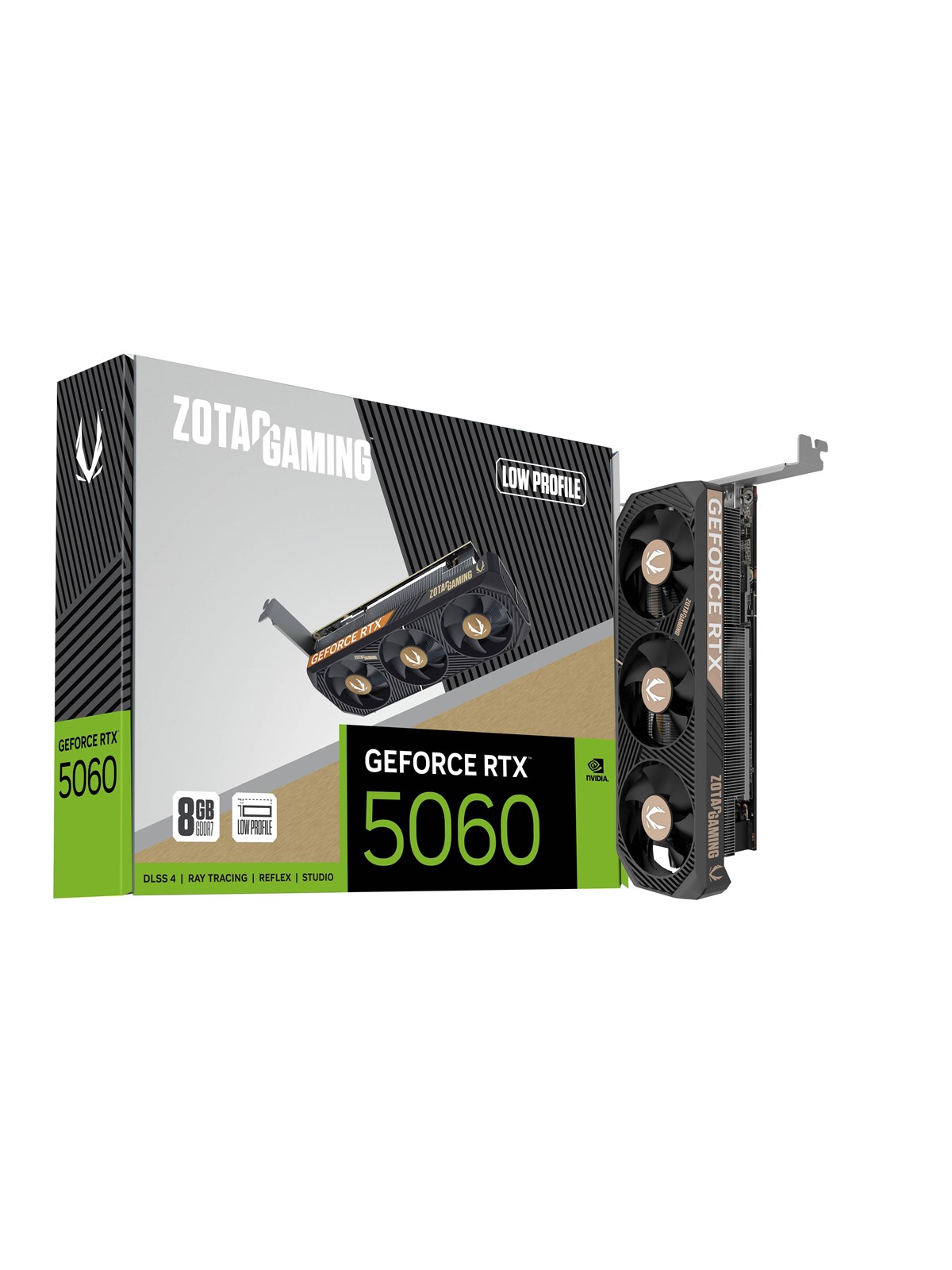 ZOTAC GeForce RTX 5060 Low Profile - 8GB GDDR7 RAM - Grafikkort, Grafikkort
