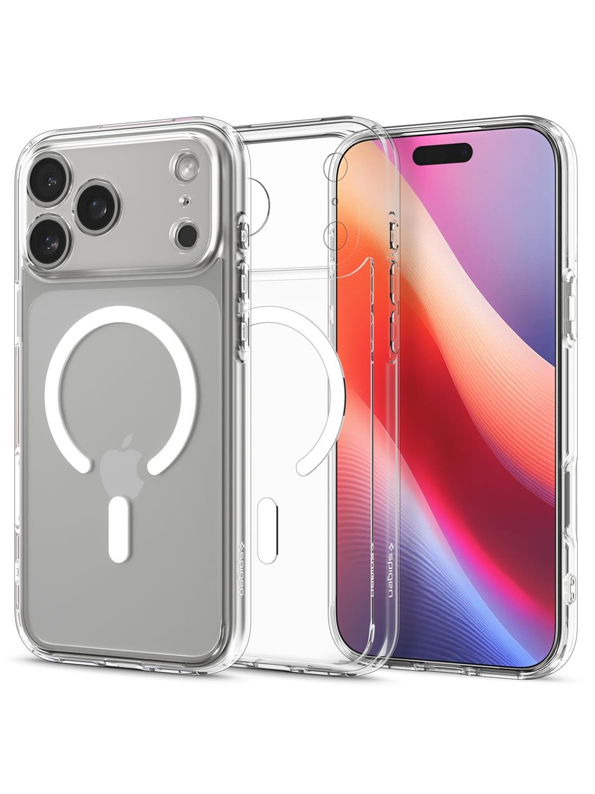 Spigen Ultra Hybrid MagSafe - clear white - iPhone 17 Pro Max, Mobilcover