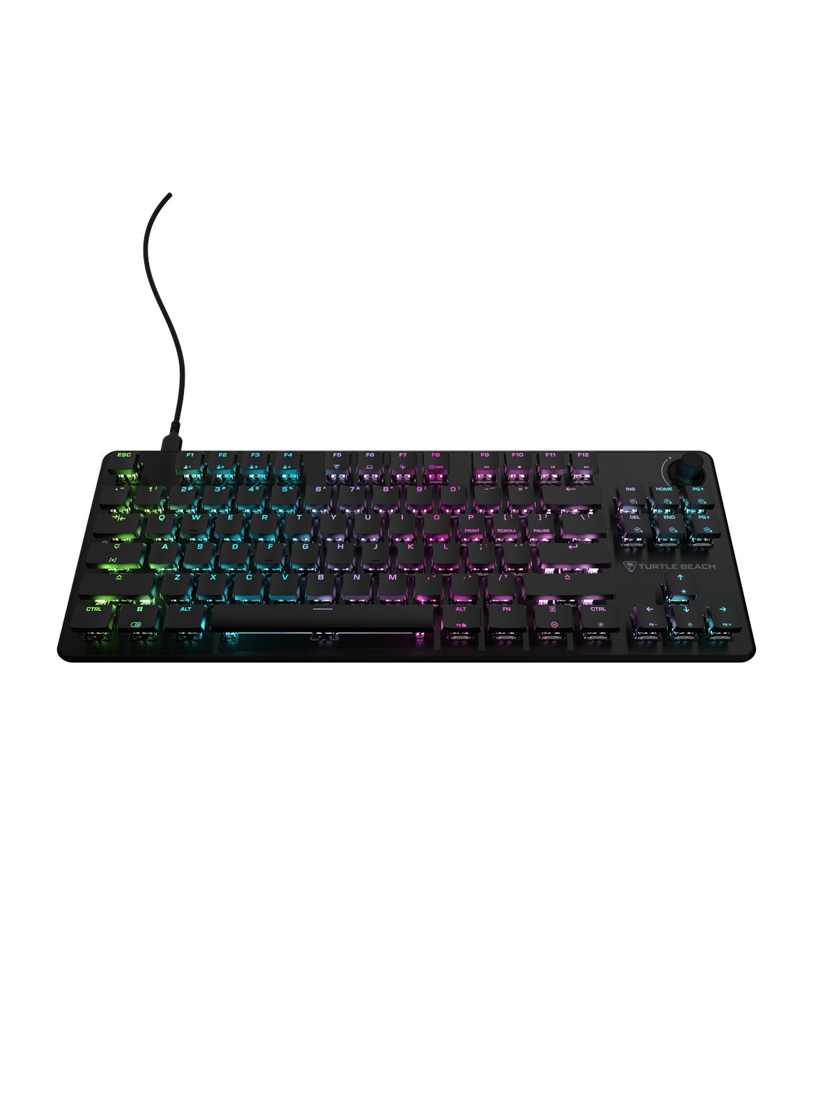 Turtle Beach Vulcan II TKL - Gaming Tastatur - Nordisk - Sort, Tastatur